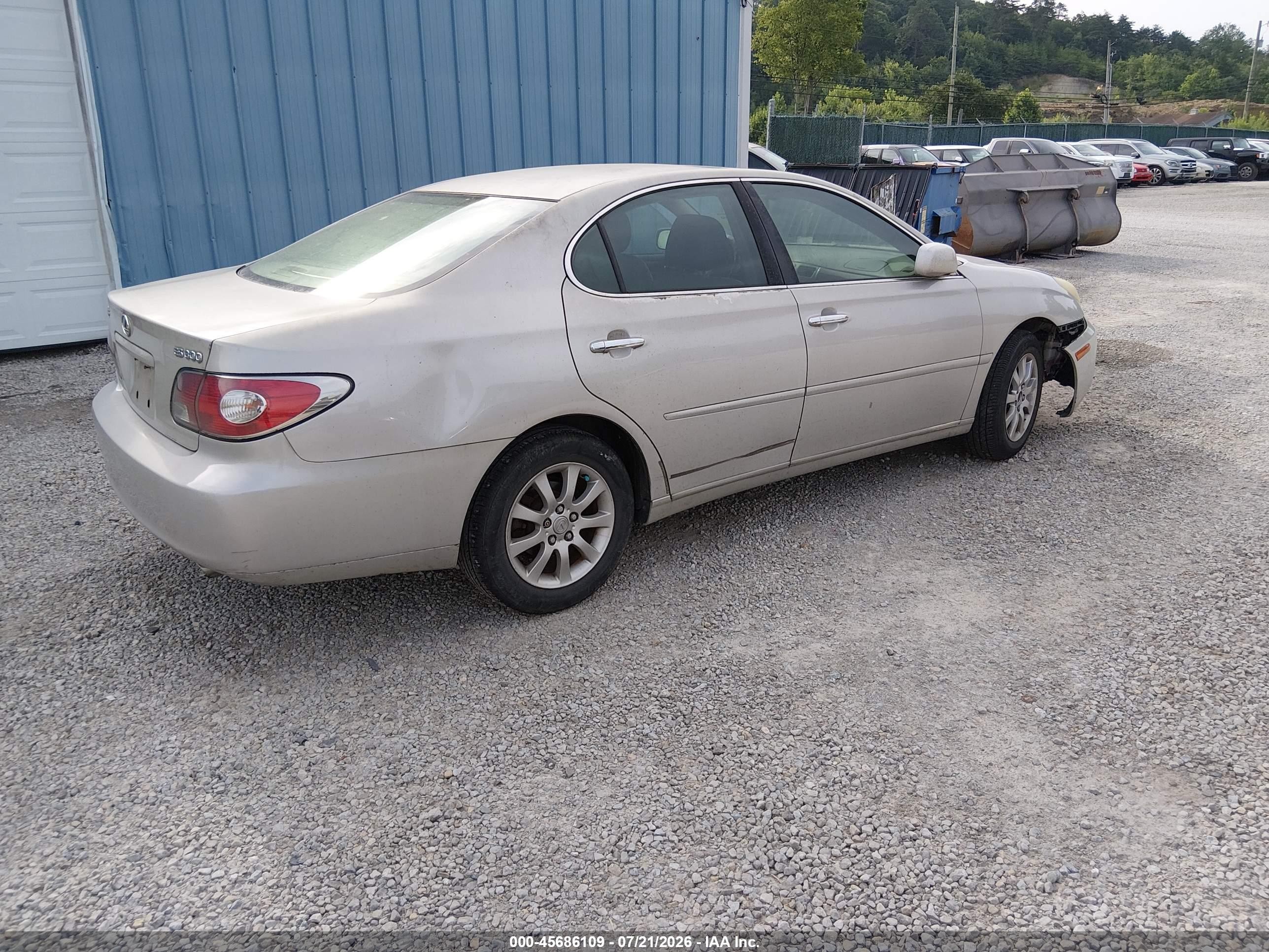 2003 Lexus Es 300   Gray vin: JTHBF30G530137461