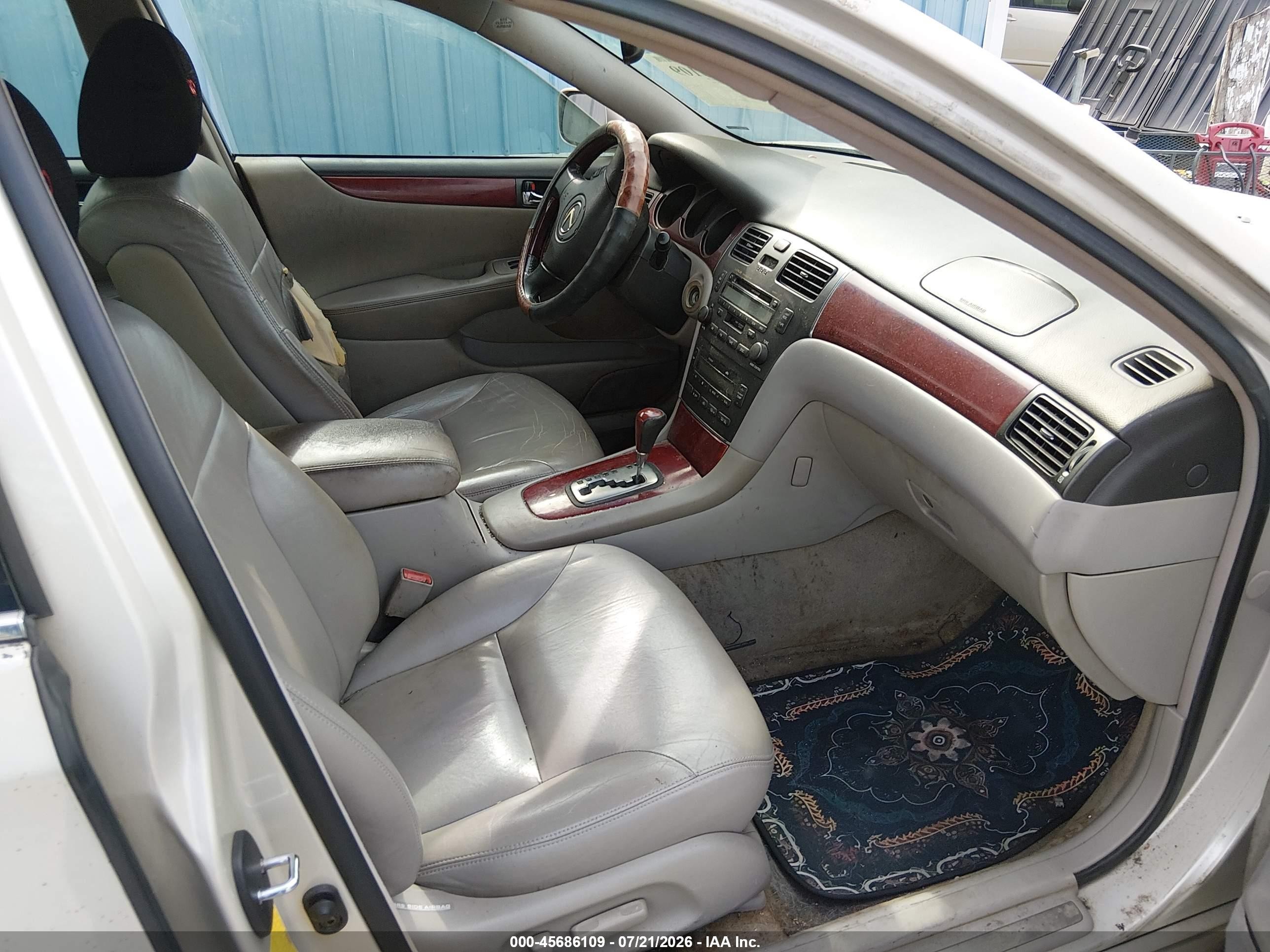 2003 Lexus Es 300   Gray vin: JTHBF30G530137461