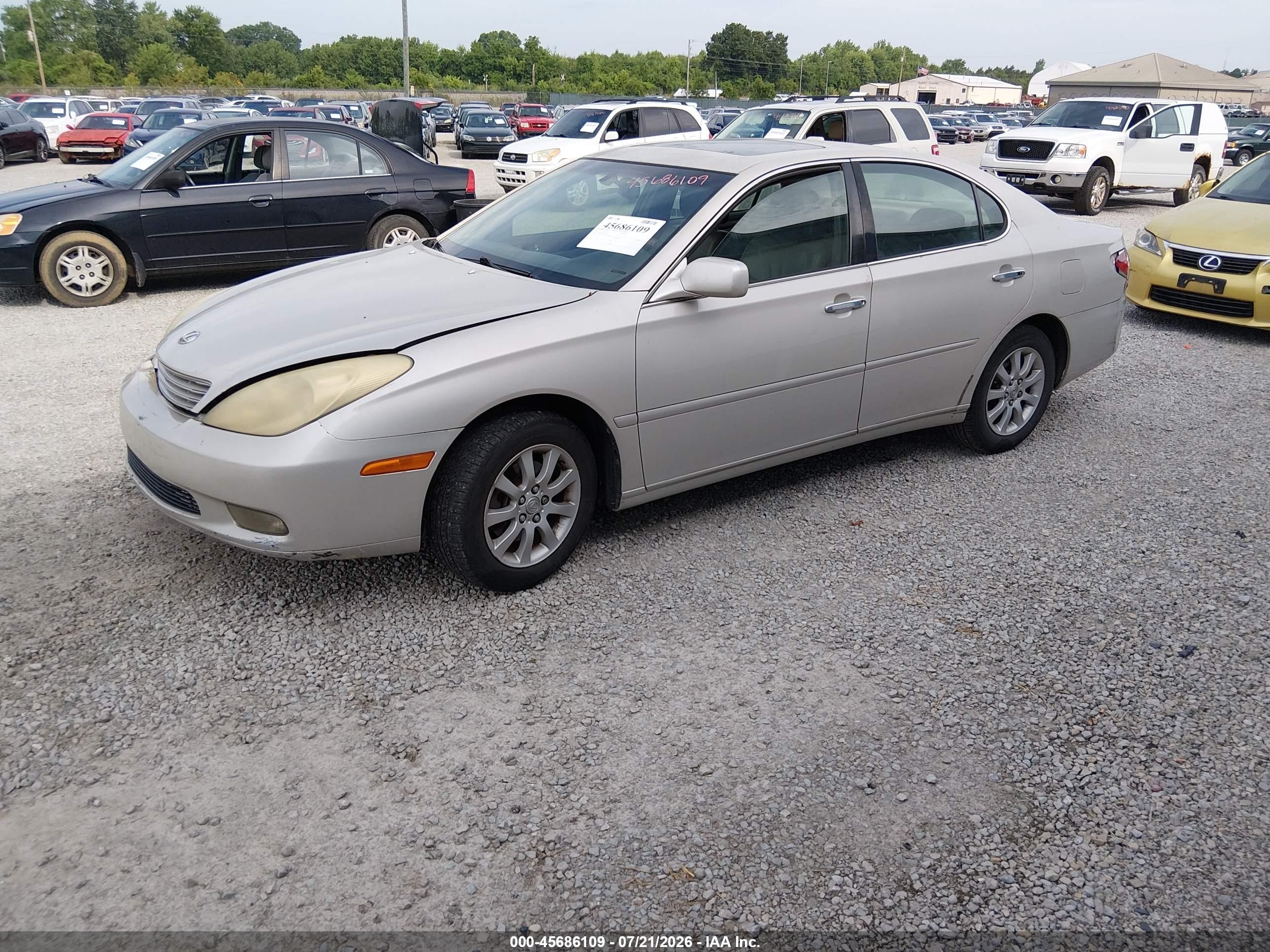 2003 Lexus Es 300   Gray vin: JTHBF30G530137461