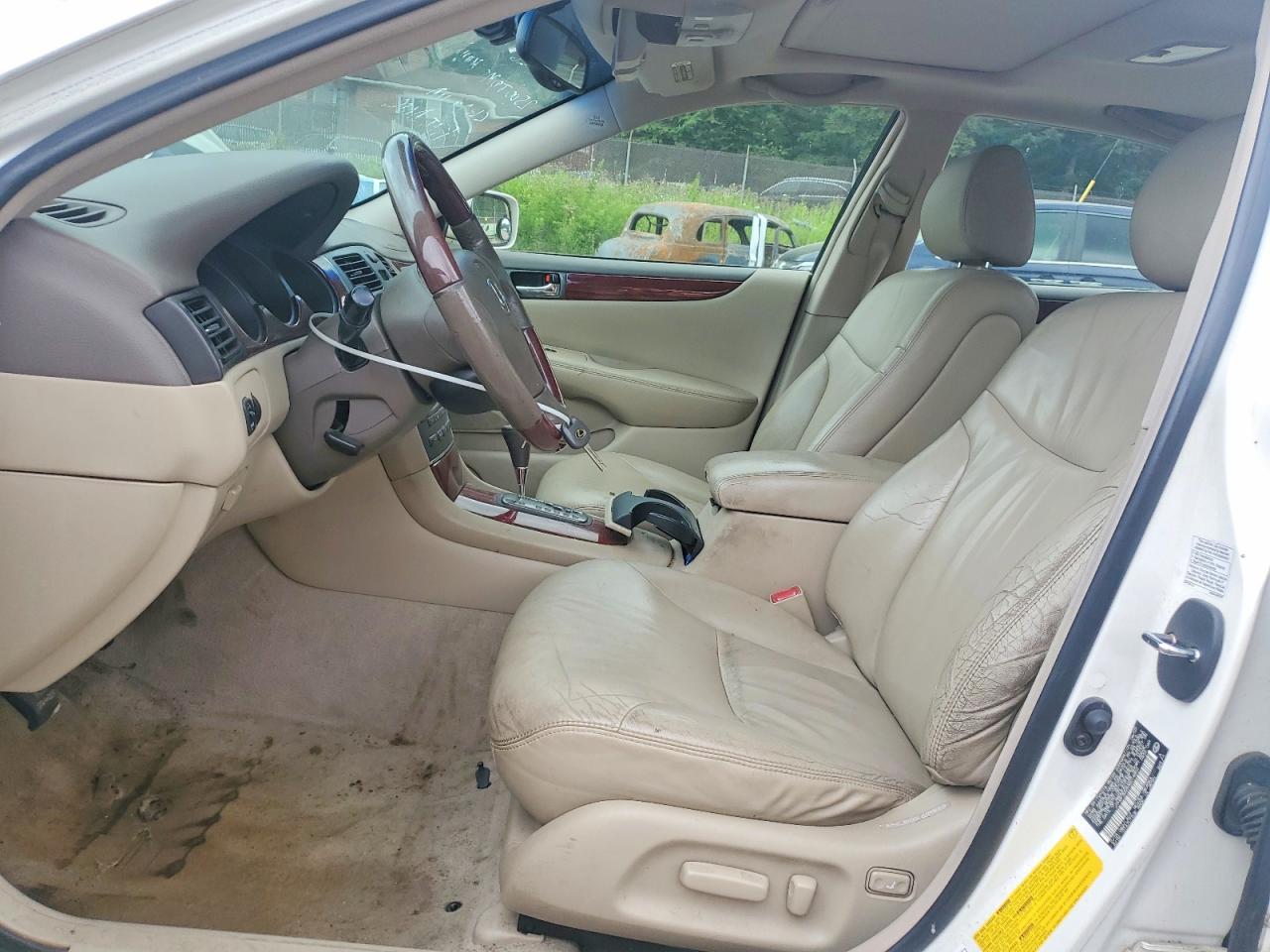 2003 Lexus Es 300 White vin: JTHBF30G536014854