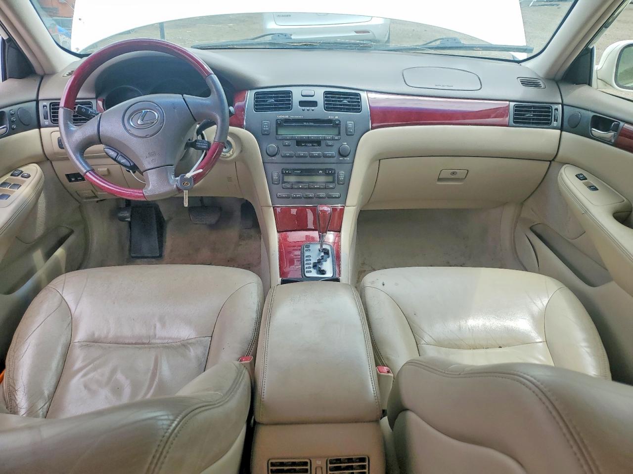 2003 Lexus Es 300 White vin: JTHBF30G536014854