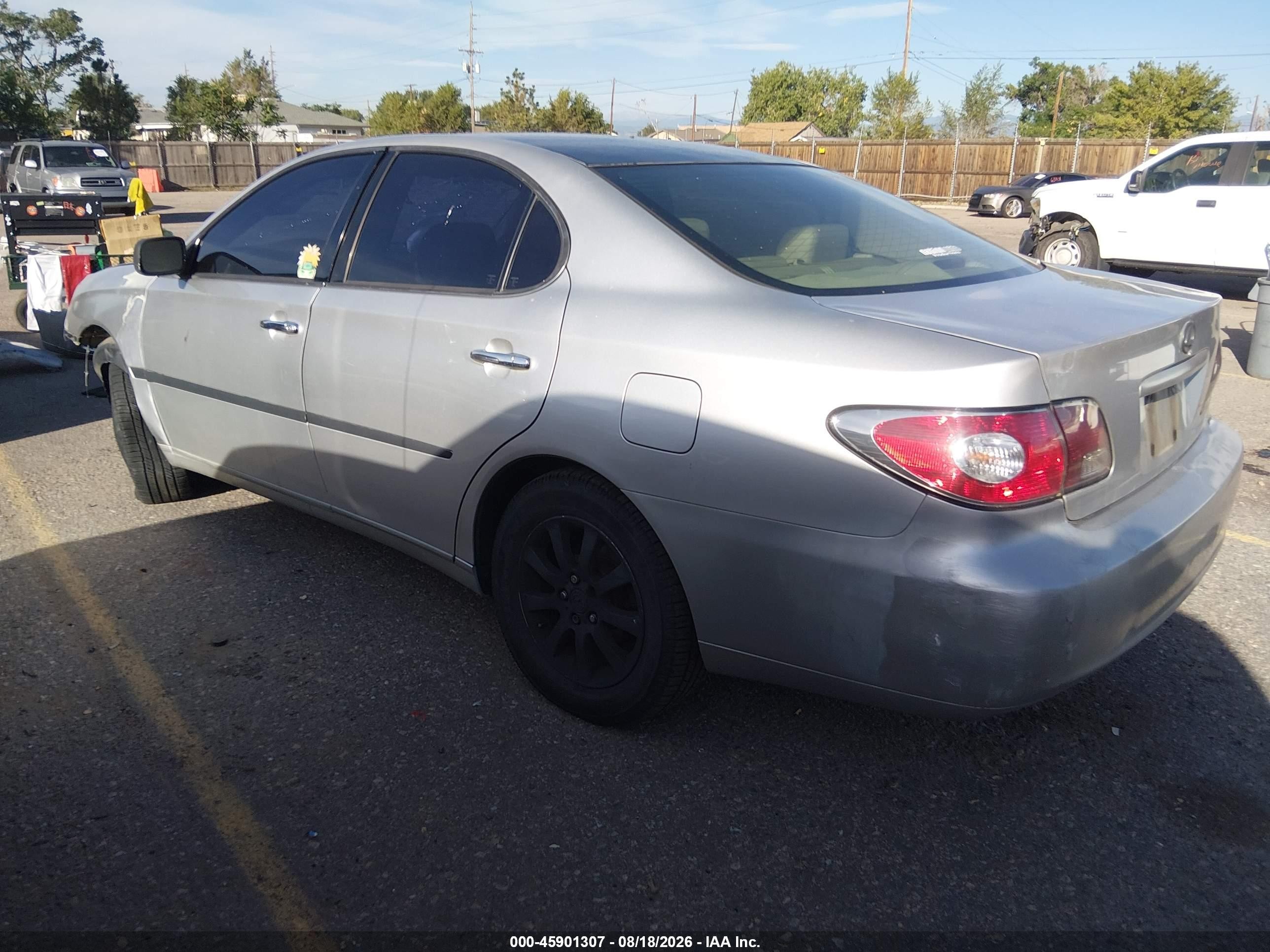 2003 Lexus Es 300 Silver vin: JTHBF30G630120491