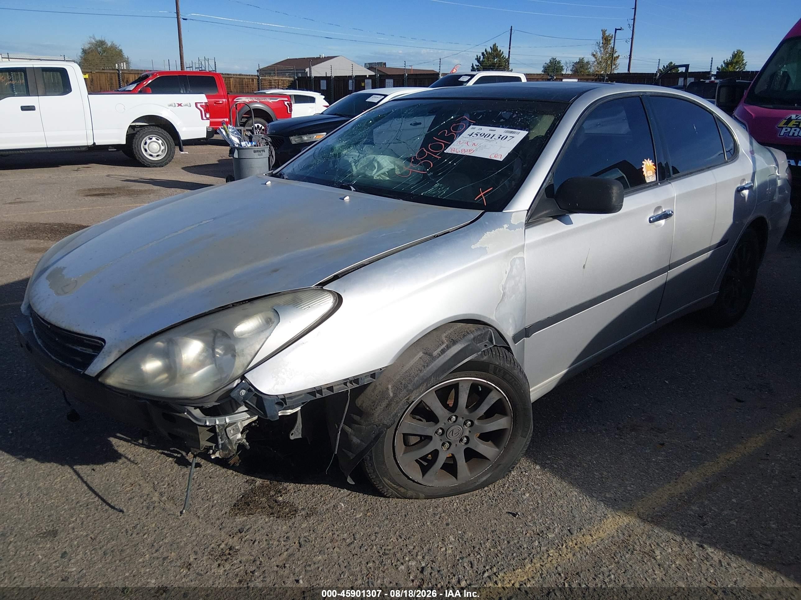 2003 Lexus Es 300 Silver vin: JTHBF30G630120491