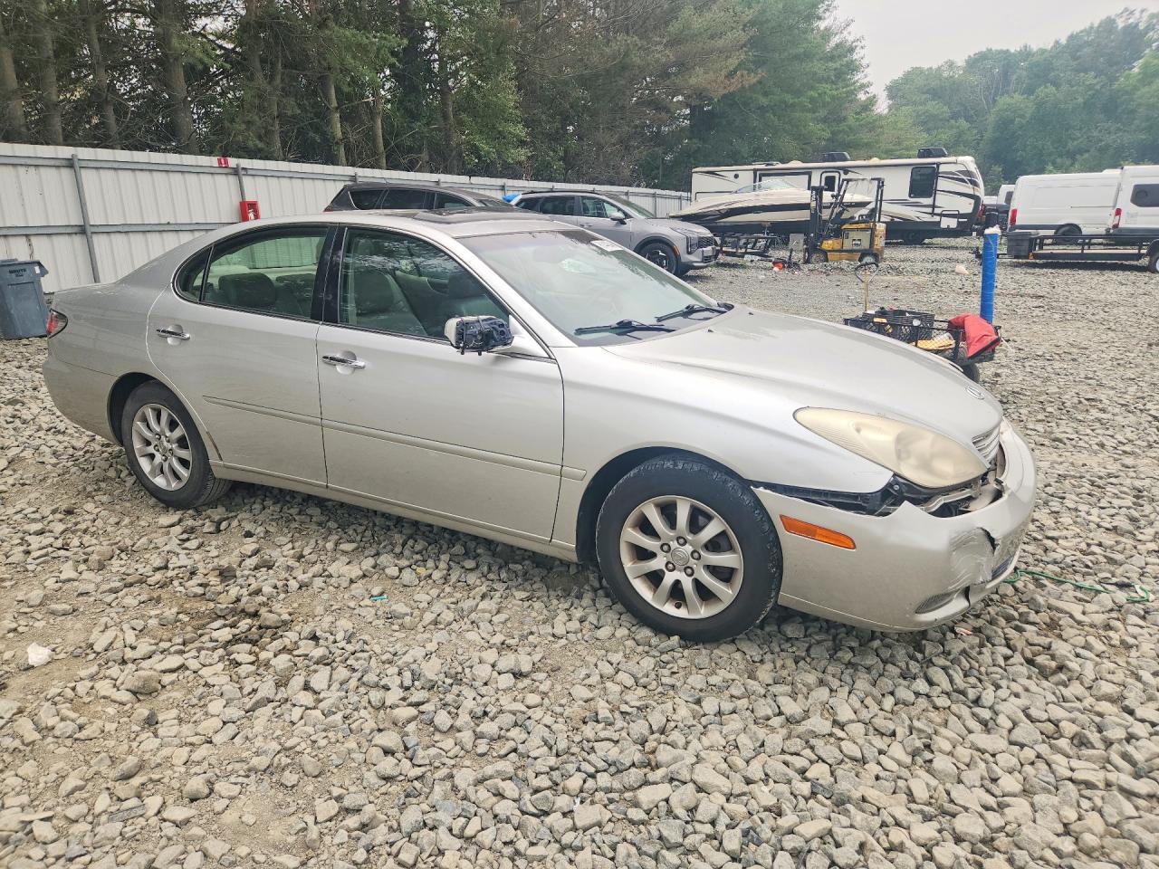 2003 Lexus Es 300 Silver vin: JTHBF30G630125416