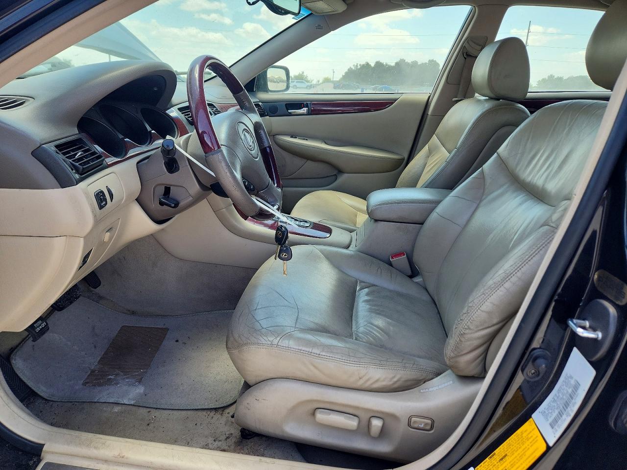 2003 Lexus Es 300 Black vin: JTHBF30G635038165
