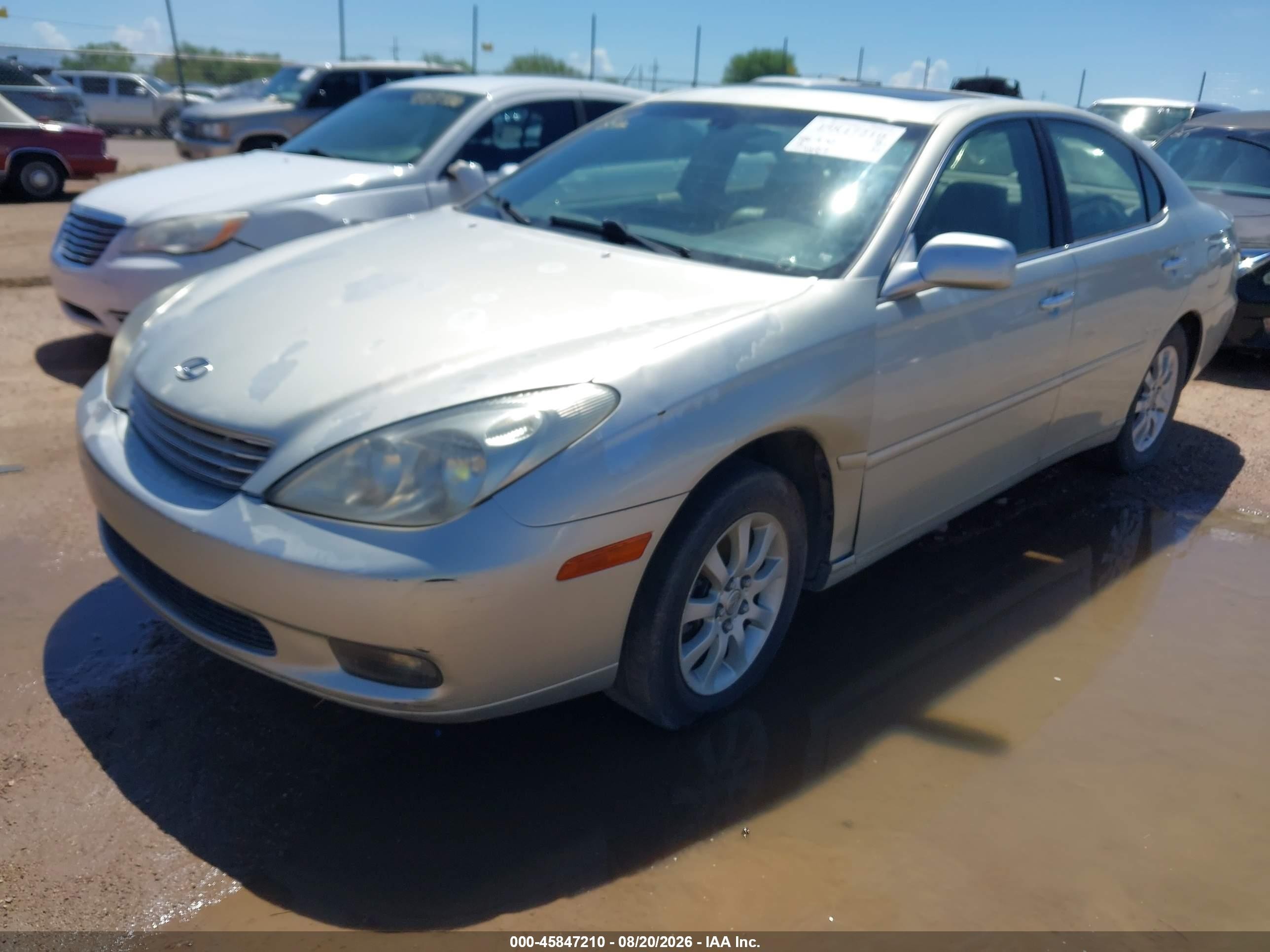 2003 Lexus Es 300 Champagne vin: JTHBF30G636012479