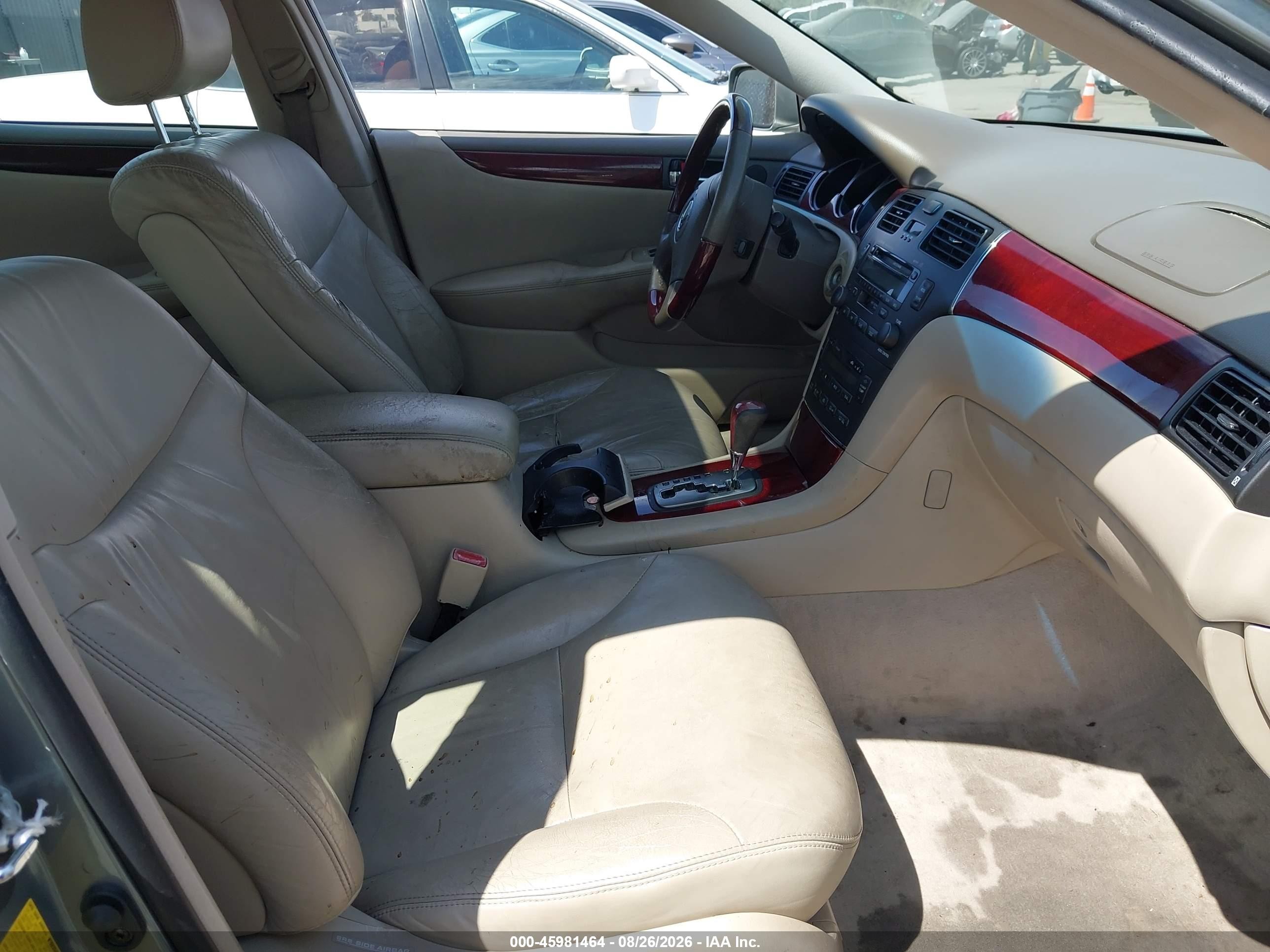 2003 Lexus Es 300   Gray vin: JTHBF30G636018010