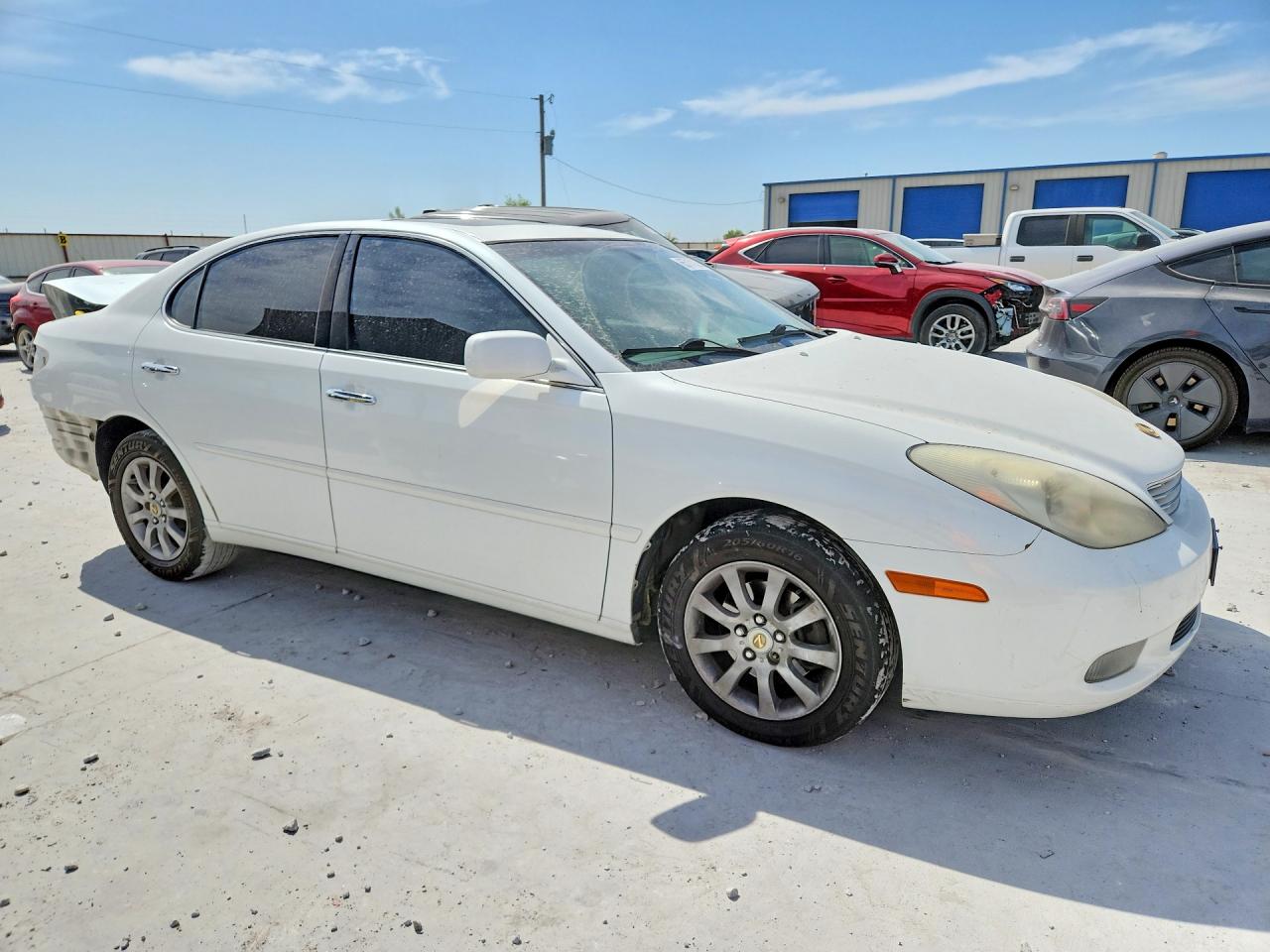 2002 Lexus Es 300 White vin: JTHBF30G720038624