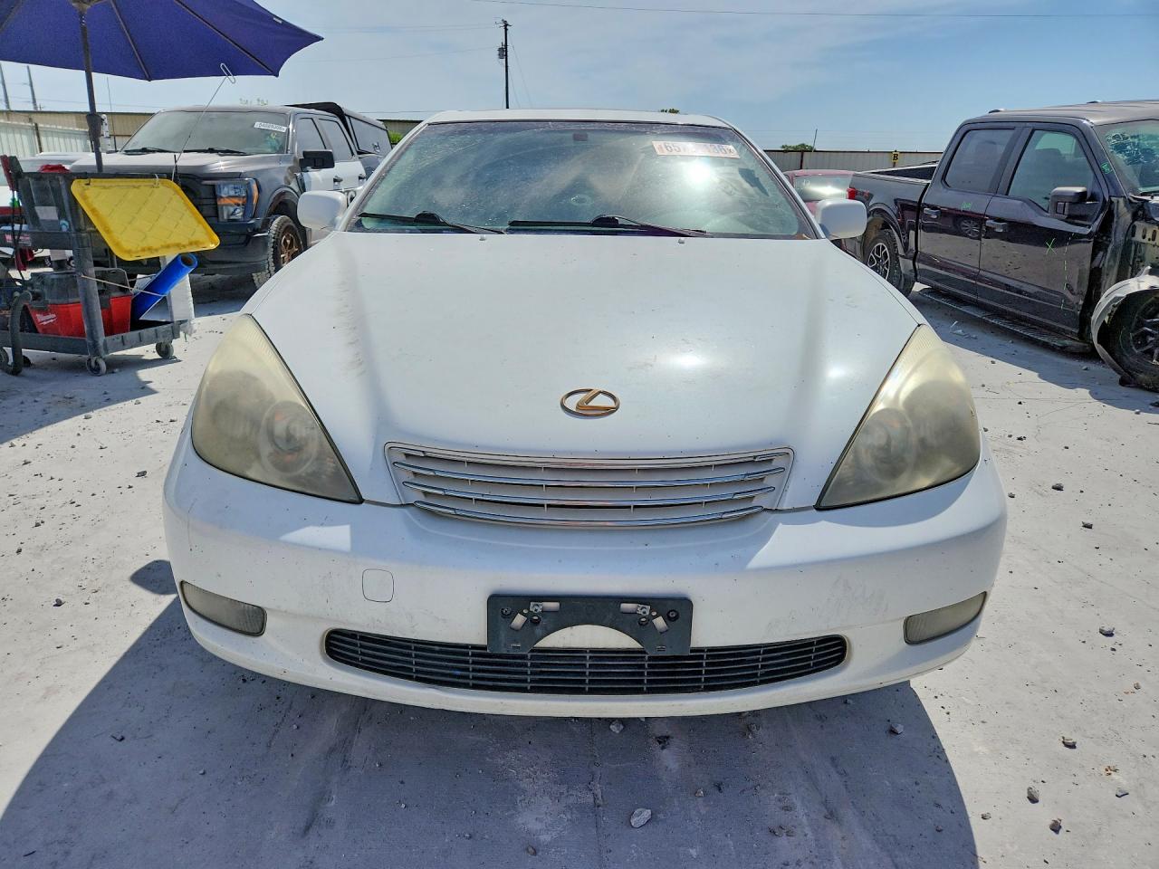 2002 Lexus Es 300 White vin: JTHBF30G720038624