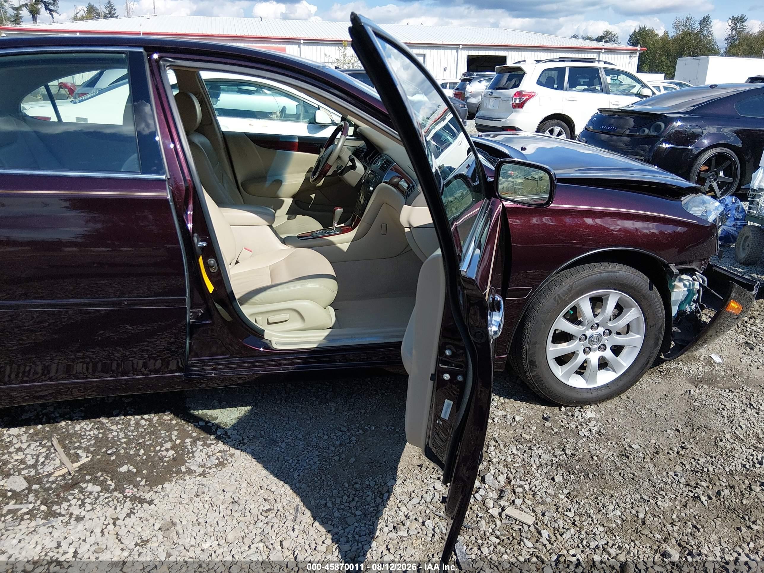 2002 Lexus Es 300   Purple vin: JTHBF30G725029215