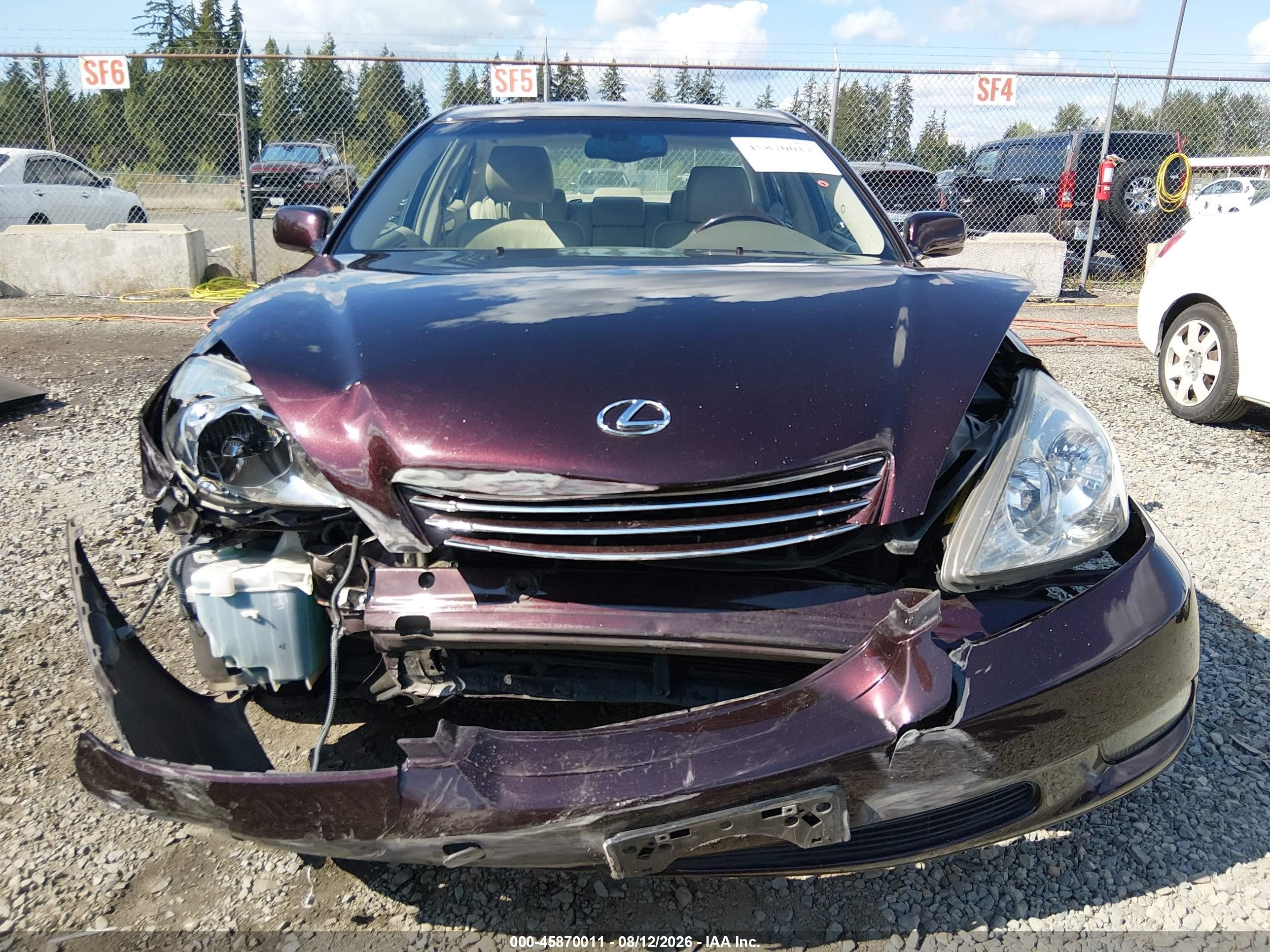 2002 Lexus Es 300   Purple vin: JTHBF30G725029215