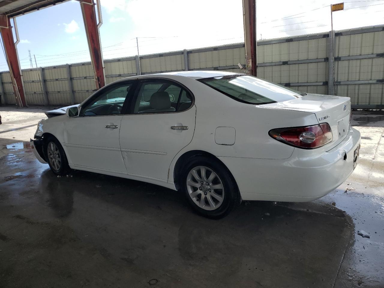 2003 Lexus Es 300 White vin: JTHBF30G730087257