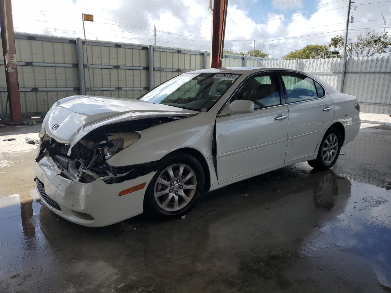 2003 Lexus Es 300 White vin: JTHBF30G730087257