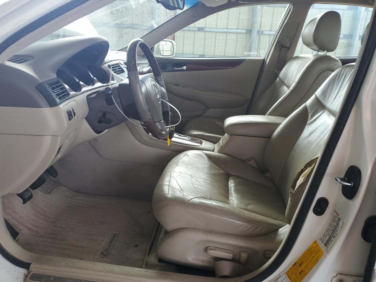 2003 Lexus Es 300 White vin: JTHBF30G730087257