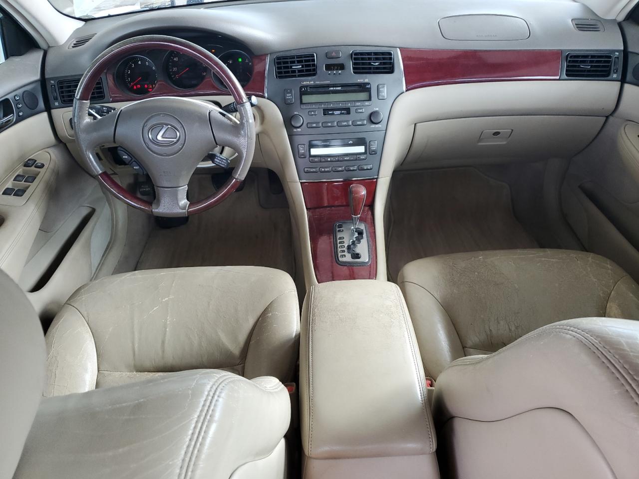 2003 Lexus Es 300 White vin: JTHBF30G730087257