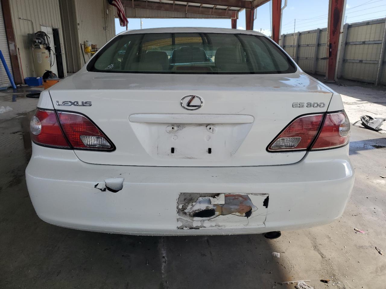 2003 Lexus Es 300 White vin: JTHBF30G730087257