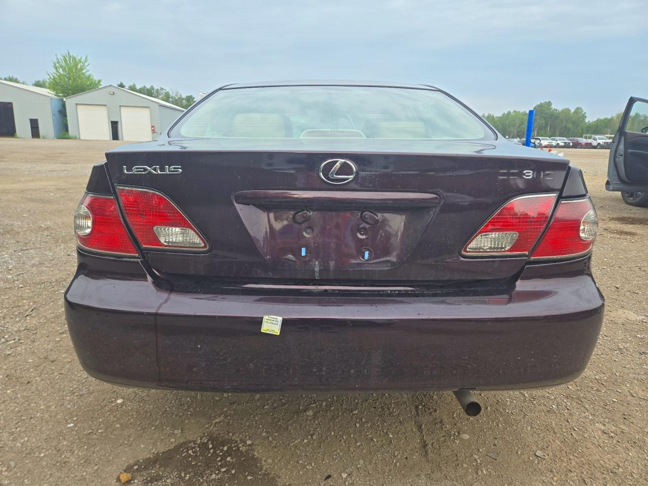 2003 Lexus Es 300 Burgundy vin: JTHBF30G730100704