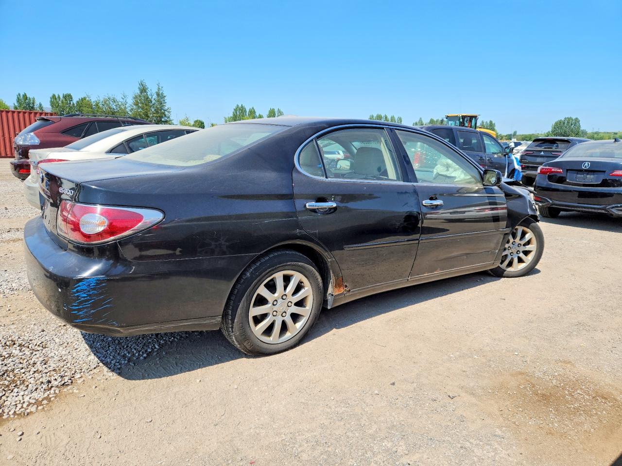 2003 Lexus Es 300 Black vin: JTHBF30G730141110