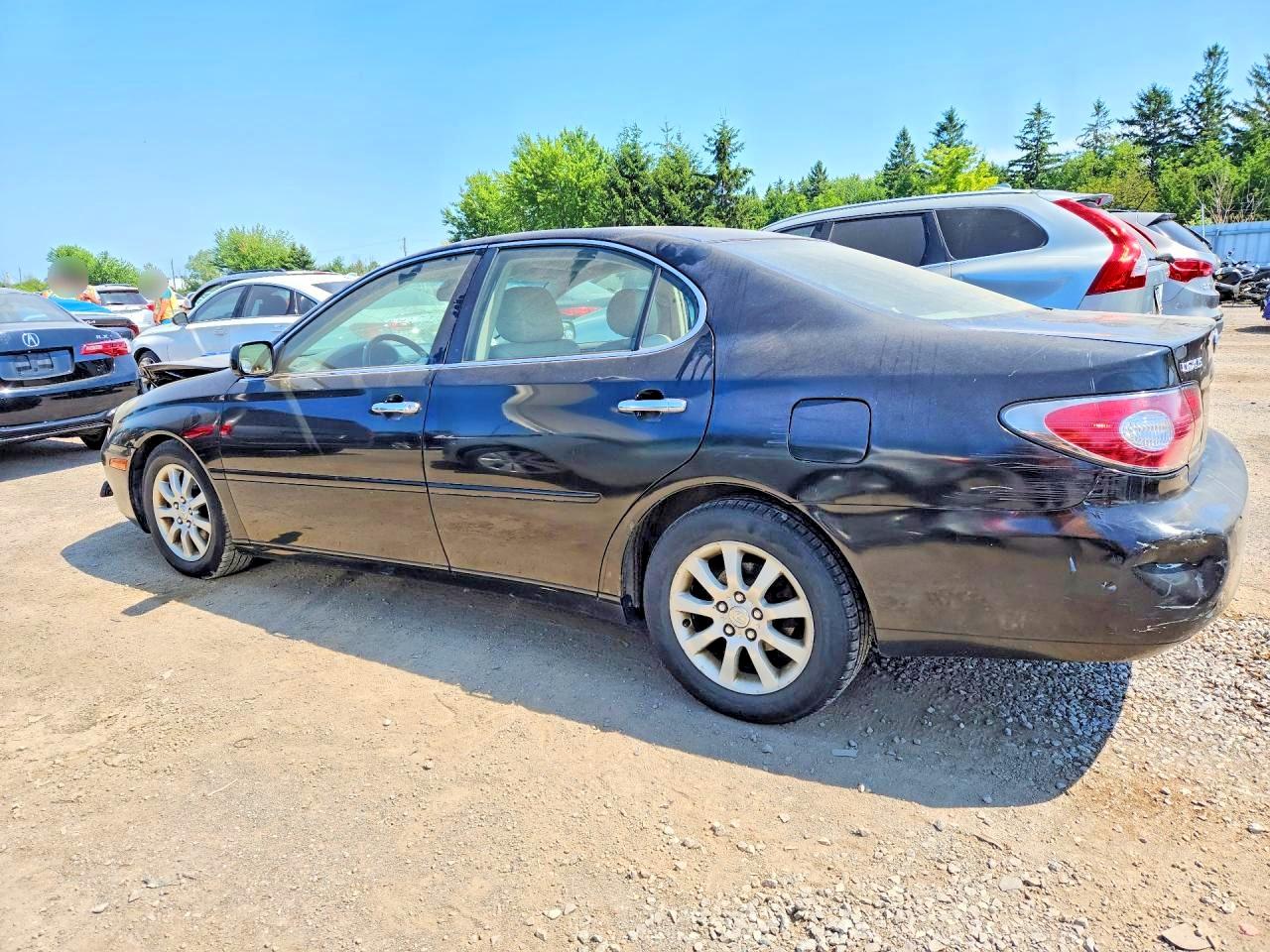 2003 Lexus Es 300 Black vin: JTHBF30G730141110