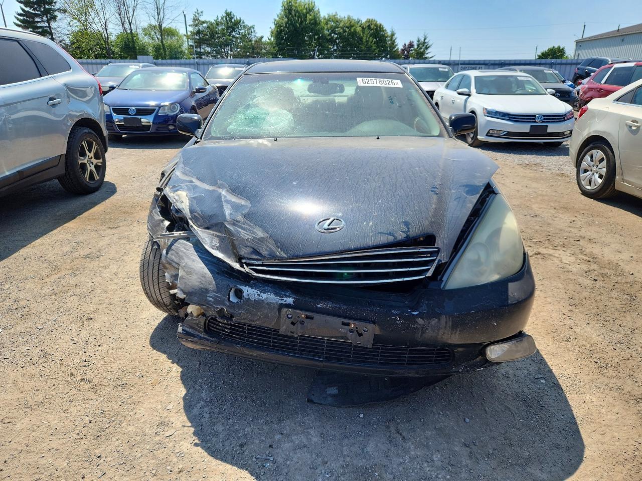 2003 Lexus Es 300 Black vin: JTHBF30G730141110