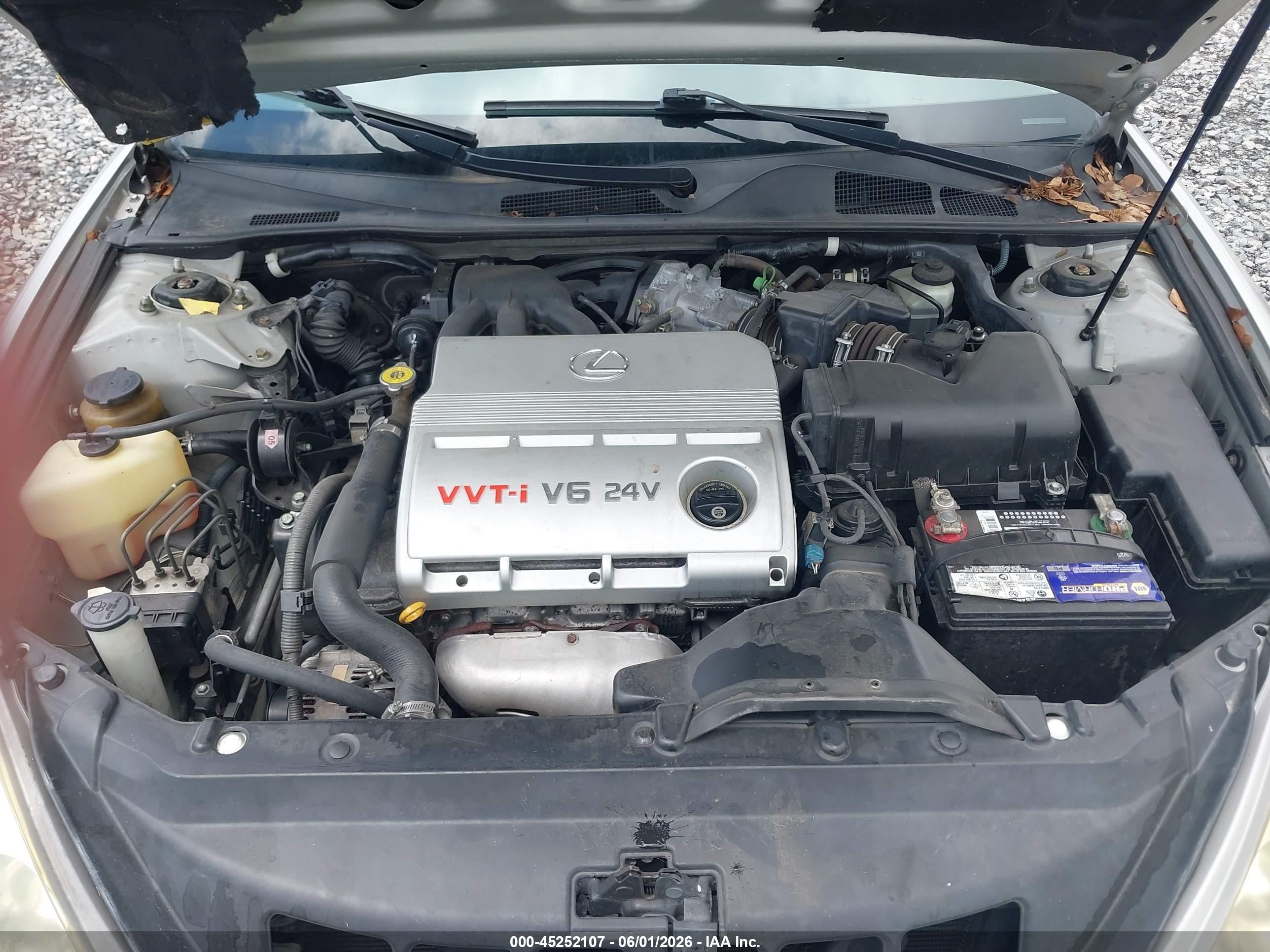 2003 Lexus Es 300   Silver vin: JTHBF30G736007551