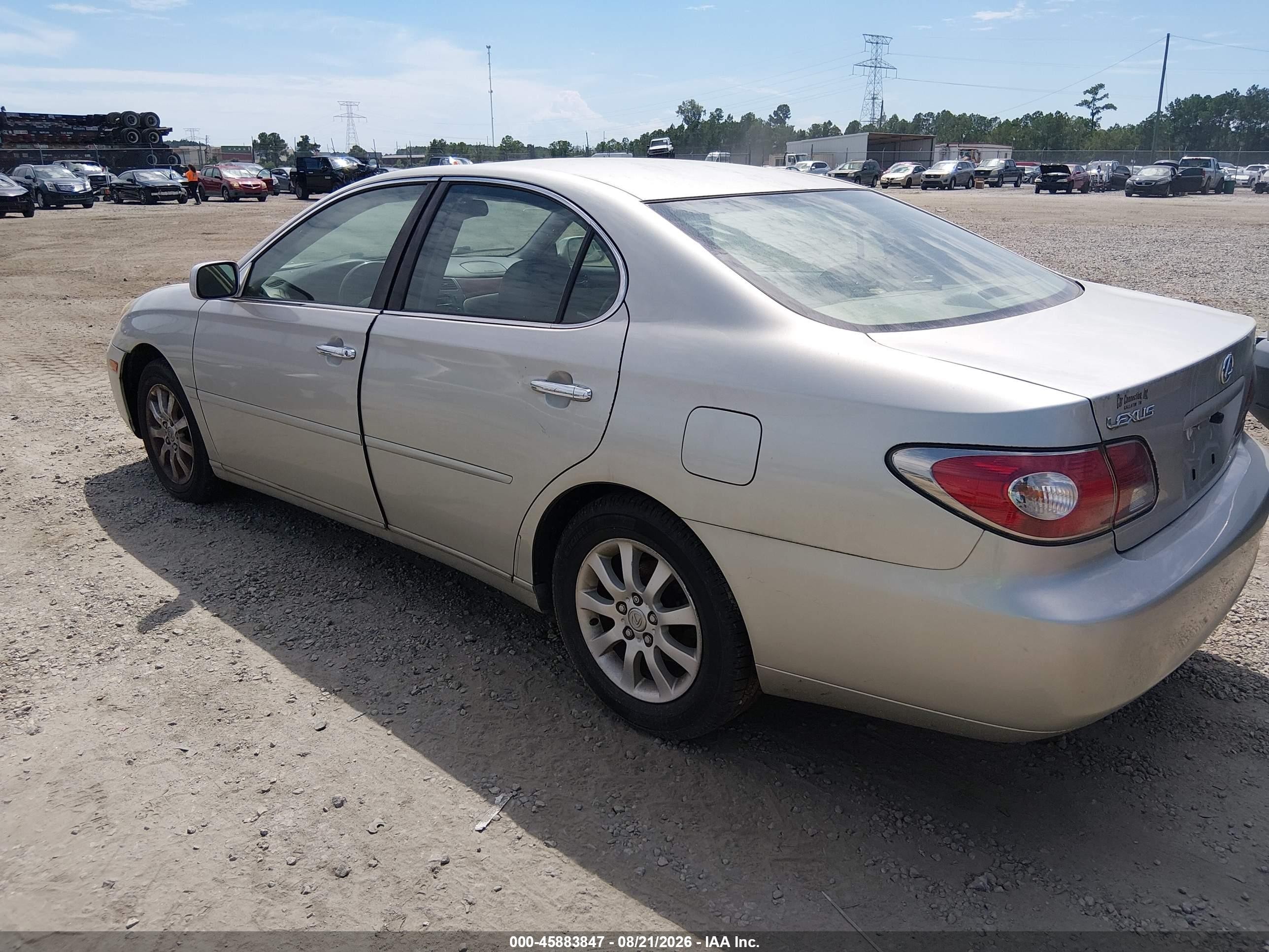 2003 Lexus Es 300   Silver vin: JTHBF30G736007551