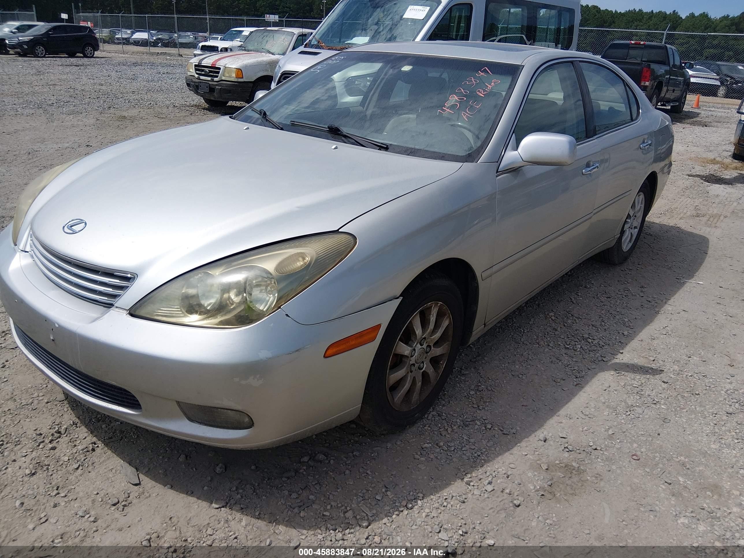 2003 Lexus Es 300   Silver vin: JTHBF30G736007551