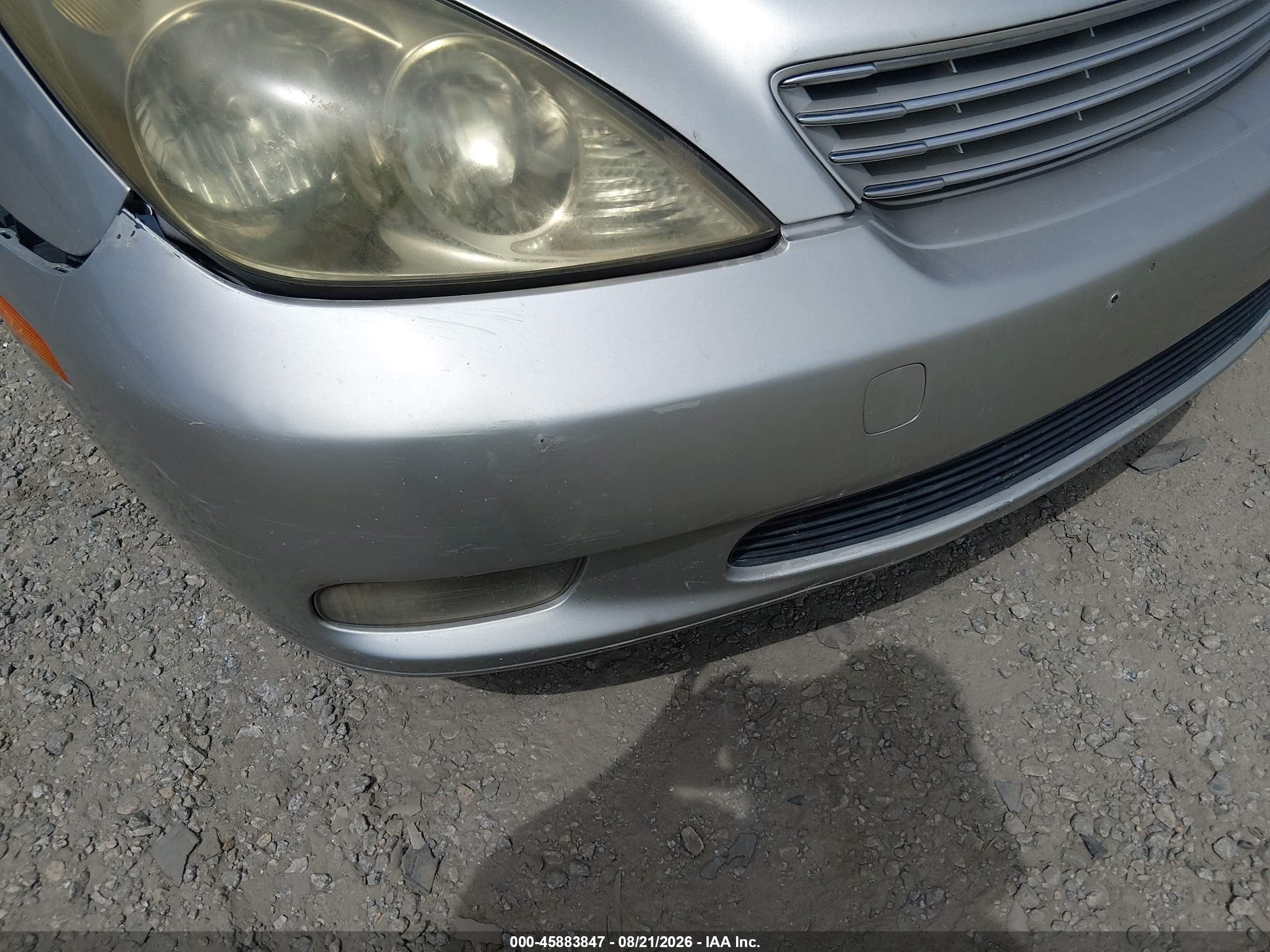 2003 Lexus Es 300   Silver vin: JTHBF30G736007551