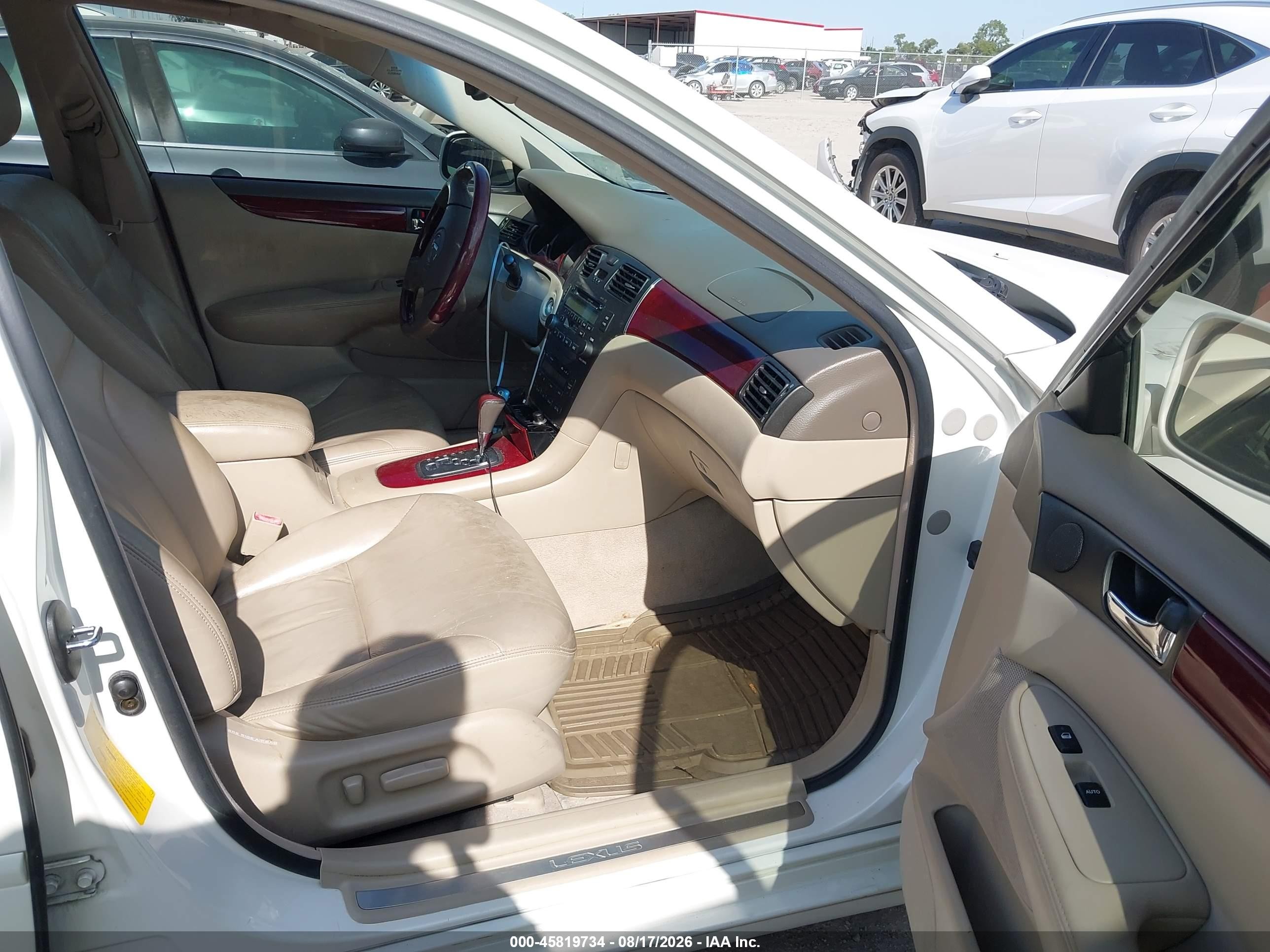 2003 Lexus Es 300 White vin: JTHBF30G830114207