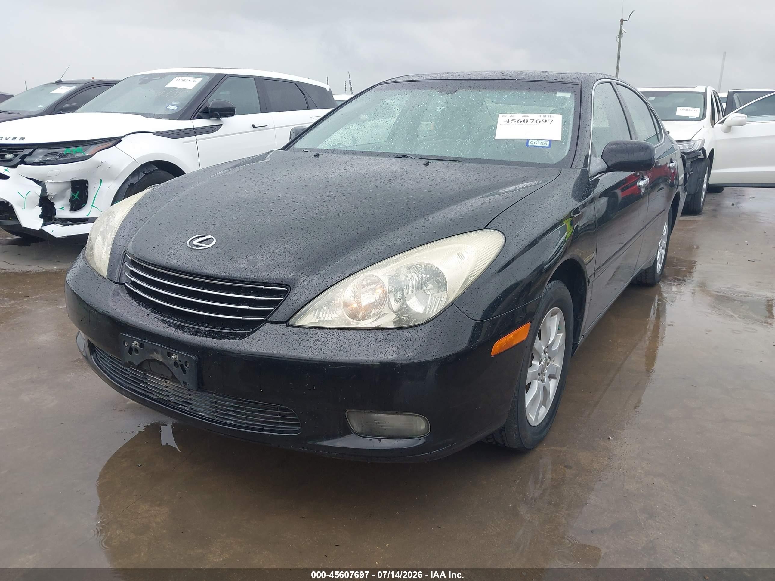 2003 Lexus Es 300   Black vin: JTHBF30G830143903
