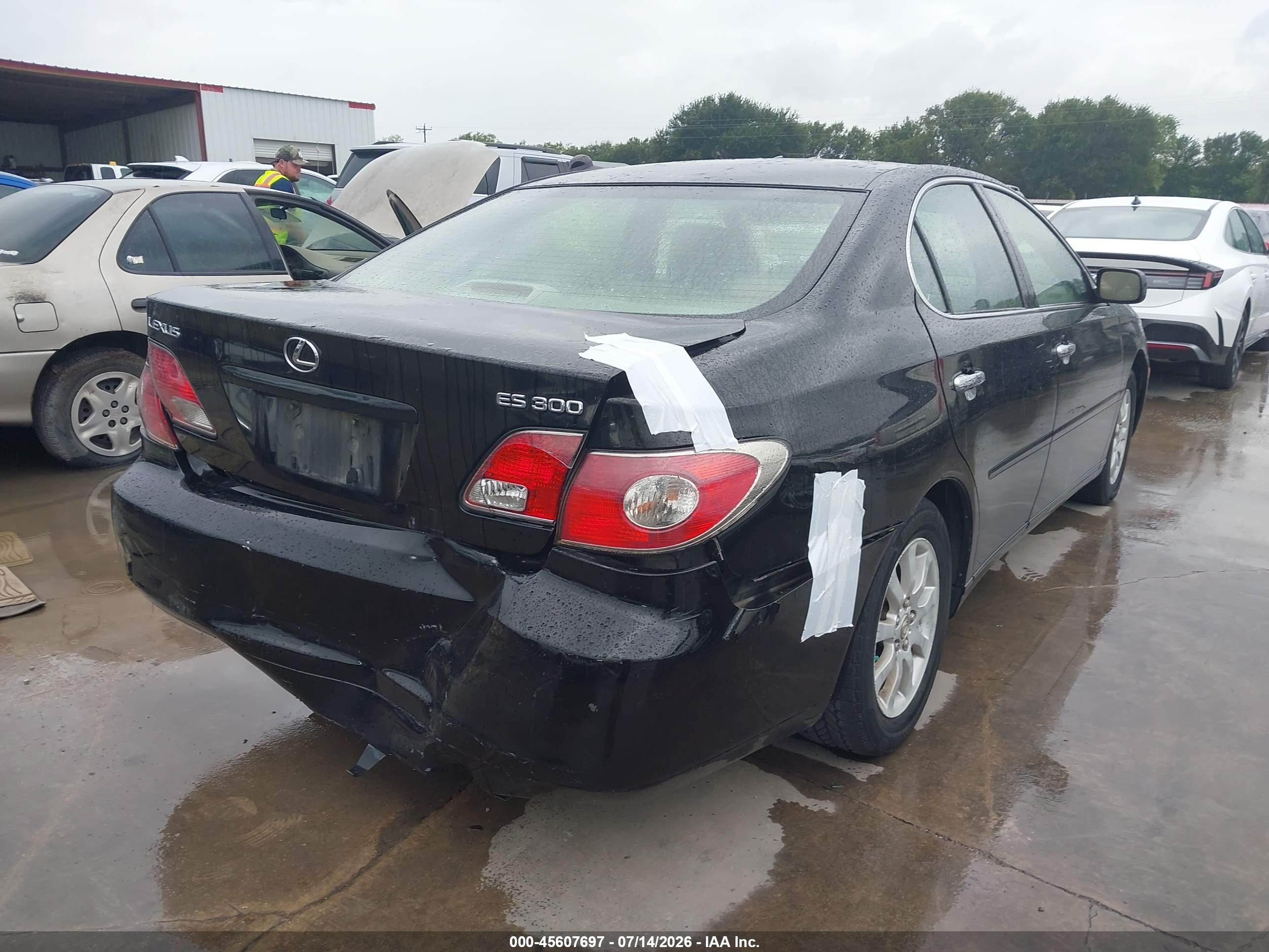 2003 Lexus Es 300   Black vin: JTHBF30G830143903