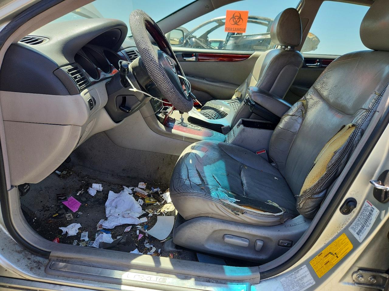 2003 Lexus Es 300 Silver vin: JTHBF30G836000303