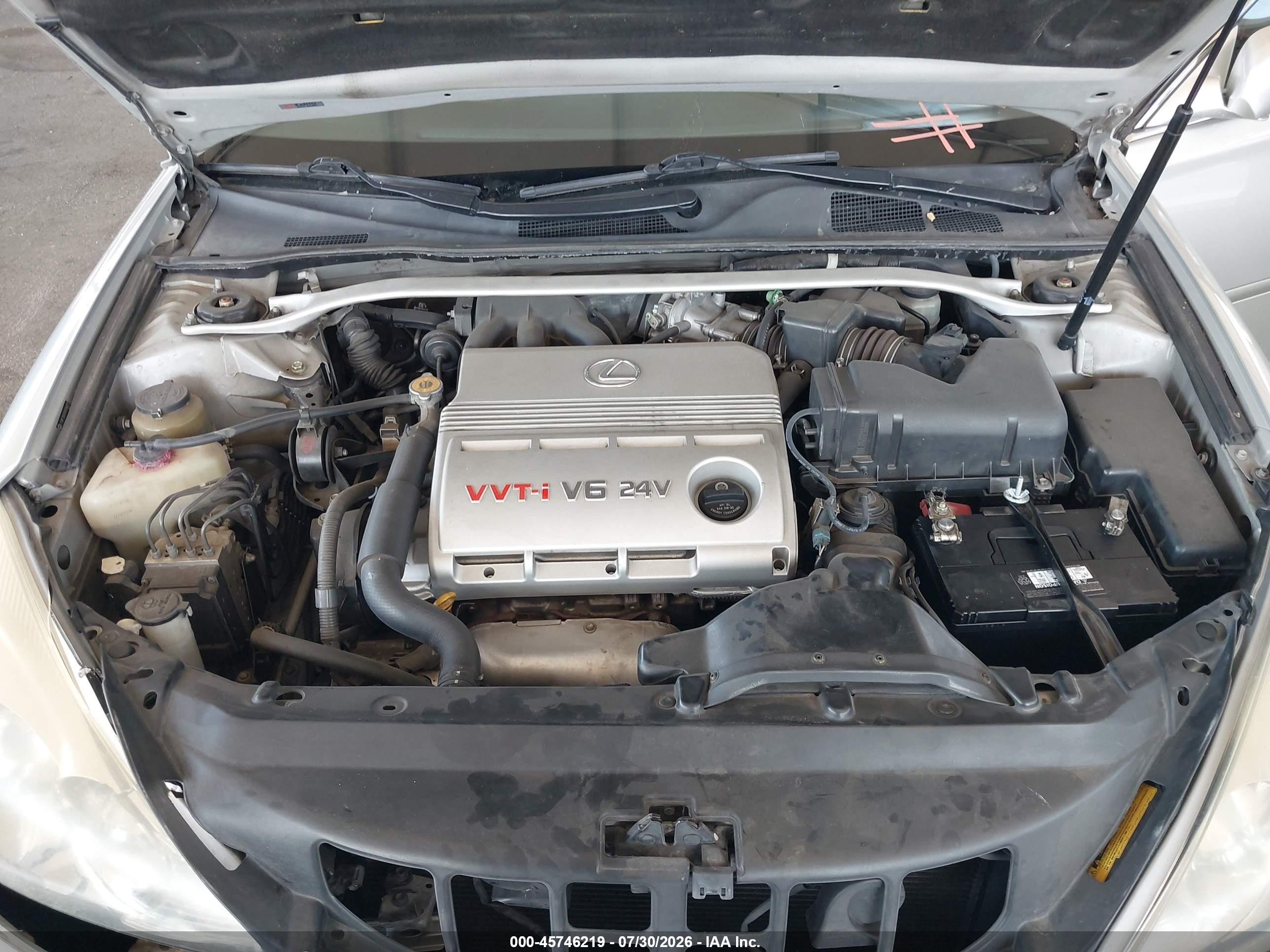 2003 Lexus Es 300 Silver vin: JTHBF30G836006831