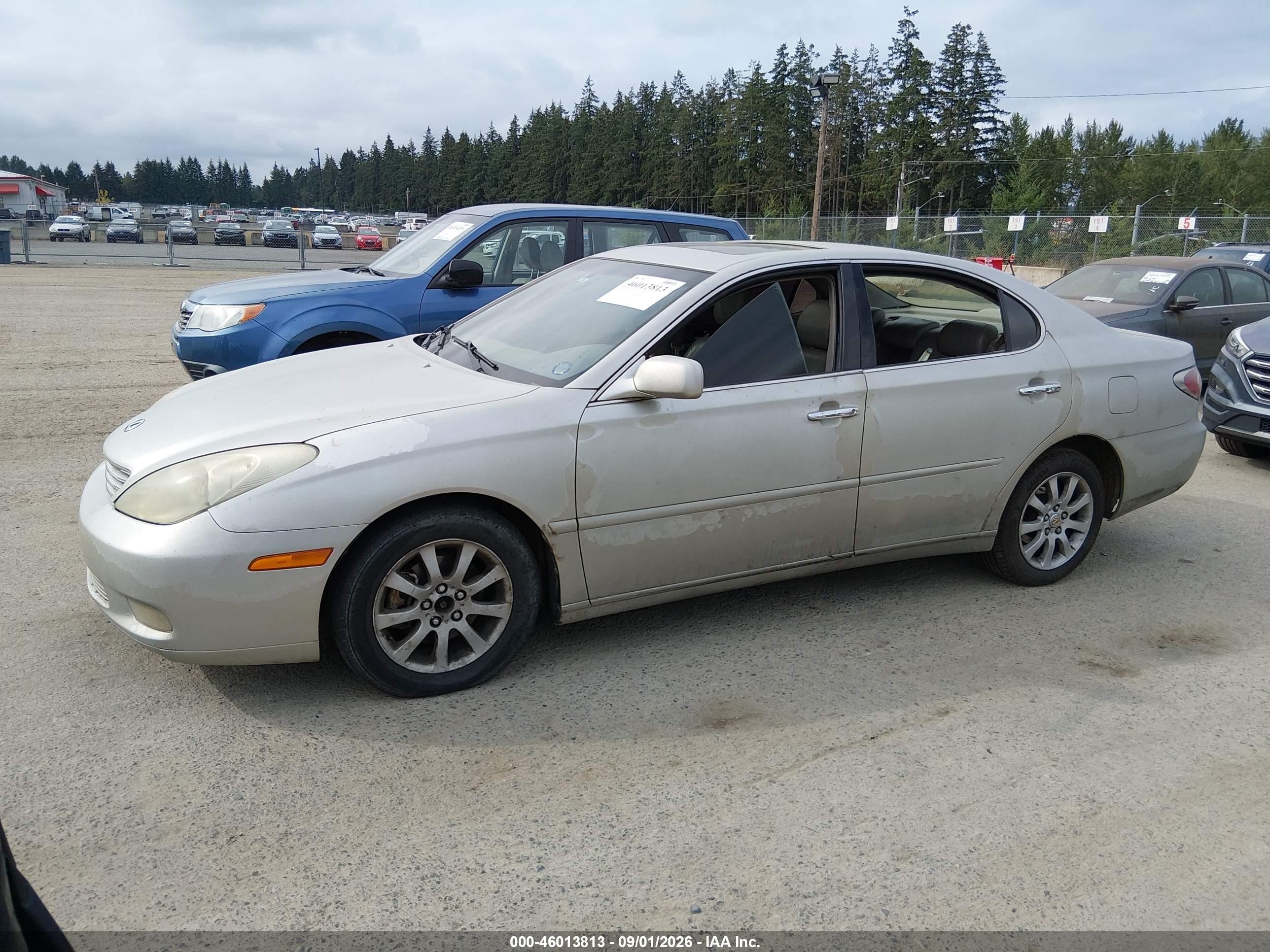 2002 Lexus Es 300   Gray vin: JTHBF30G920013157