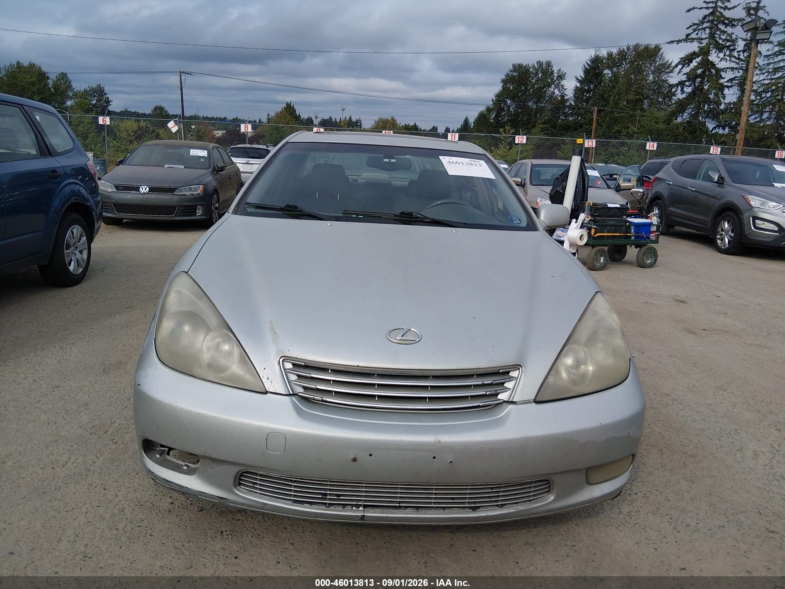 2002 Lexus Es 300   Gray vin: JTHBF30G920013157