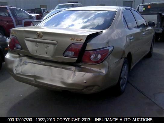 2002 Lexus Es 300 Sedan vin: JTHBF30G920048572