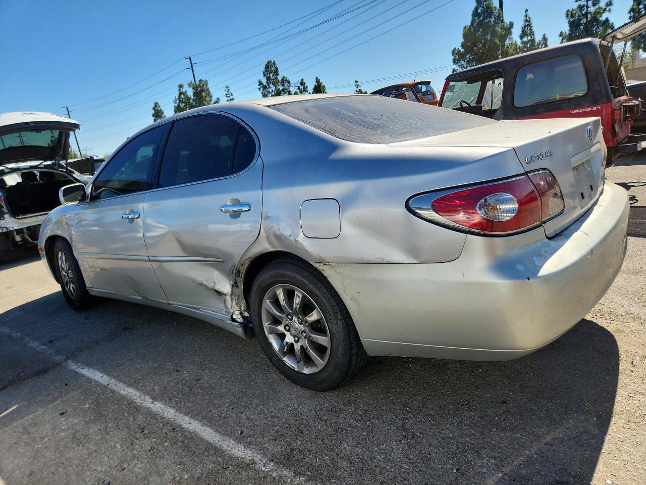 2002 Lexus Es 300 Silver vin: JTHBF30G920049723