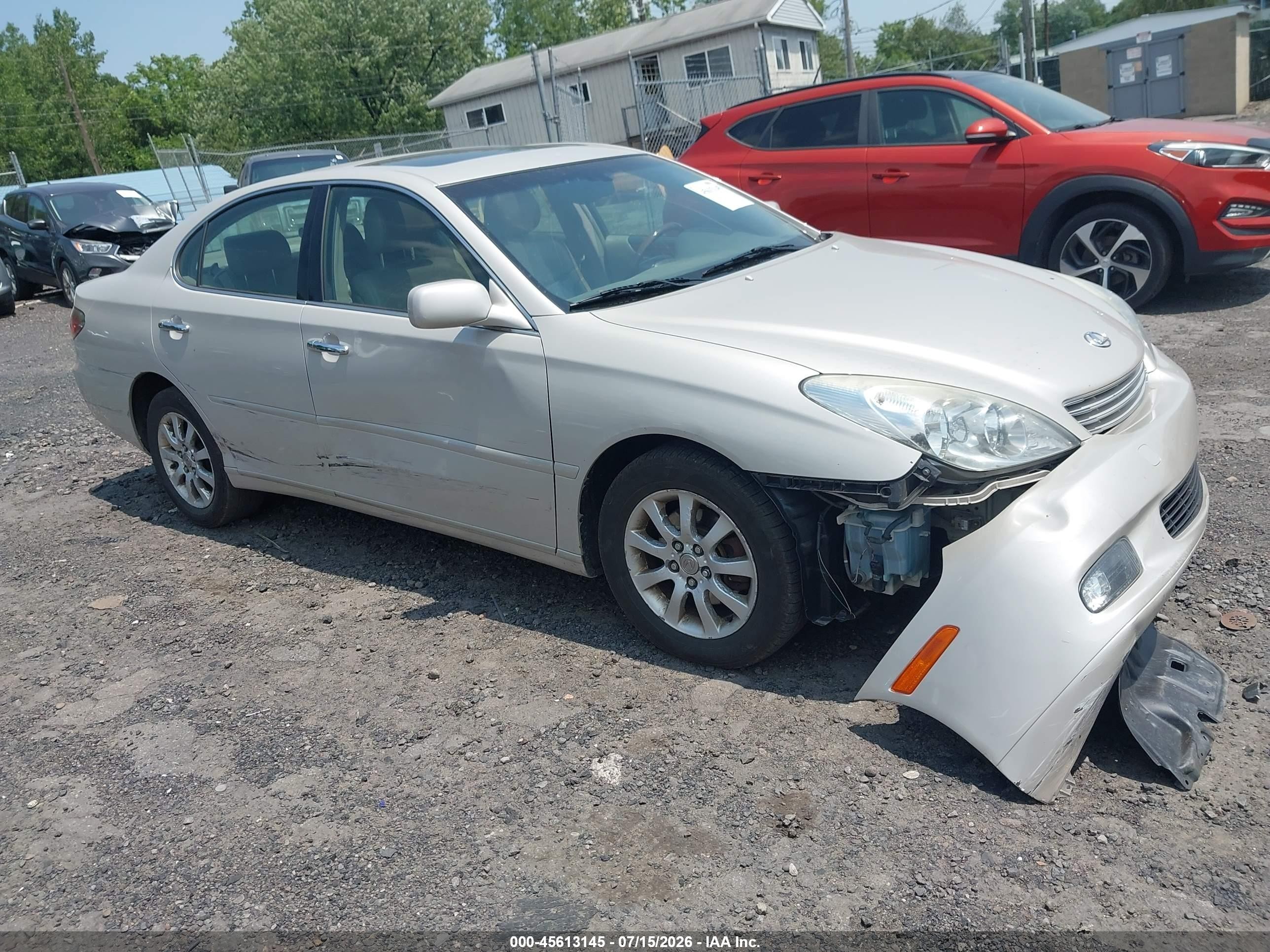 2002 Lexus Es 300   Gold vin: JTHBF30G925017731