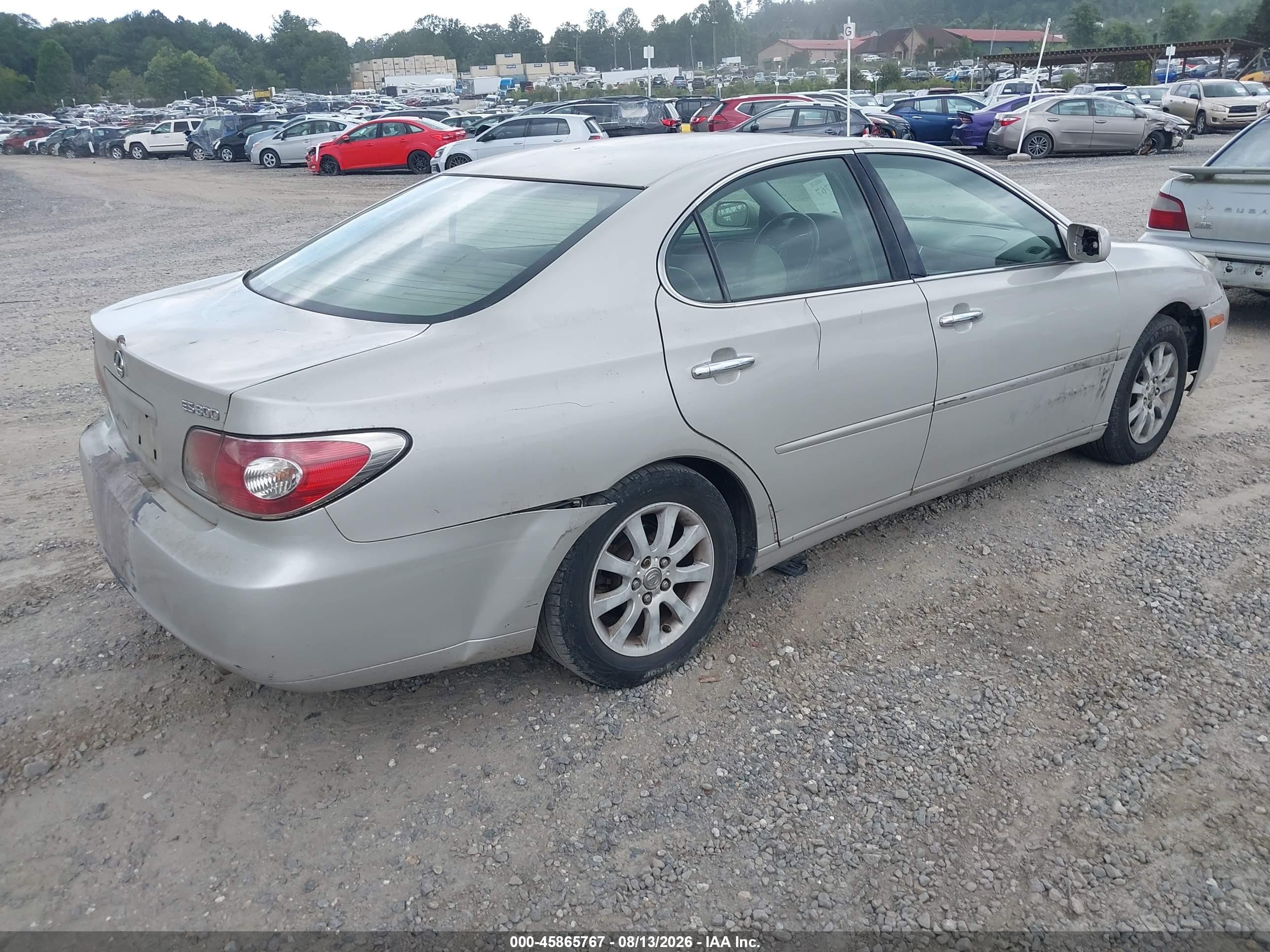 2003 Lexus Es 300   White vin: JTHBF30G930098163