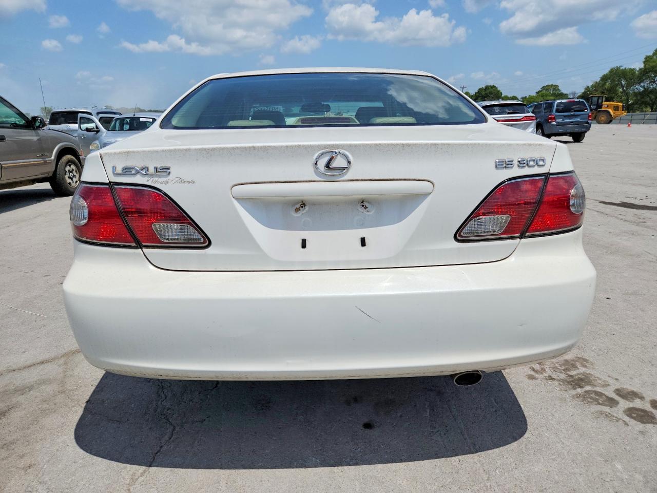 2003 Lexus Es 300 White vin: JTHBF30G930098406