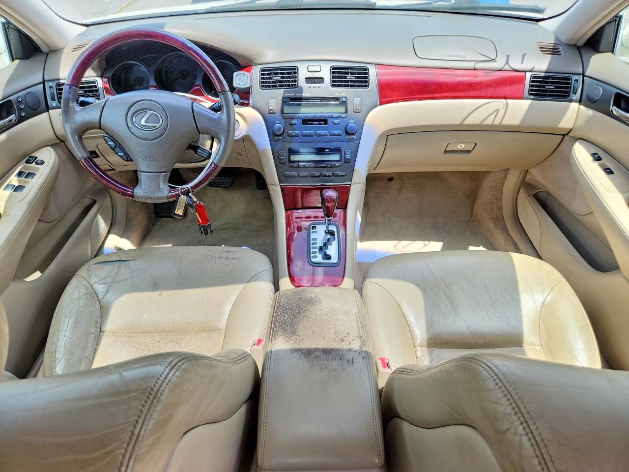 2003 Lexus Es 300 White vin: JTHBF30G930098406