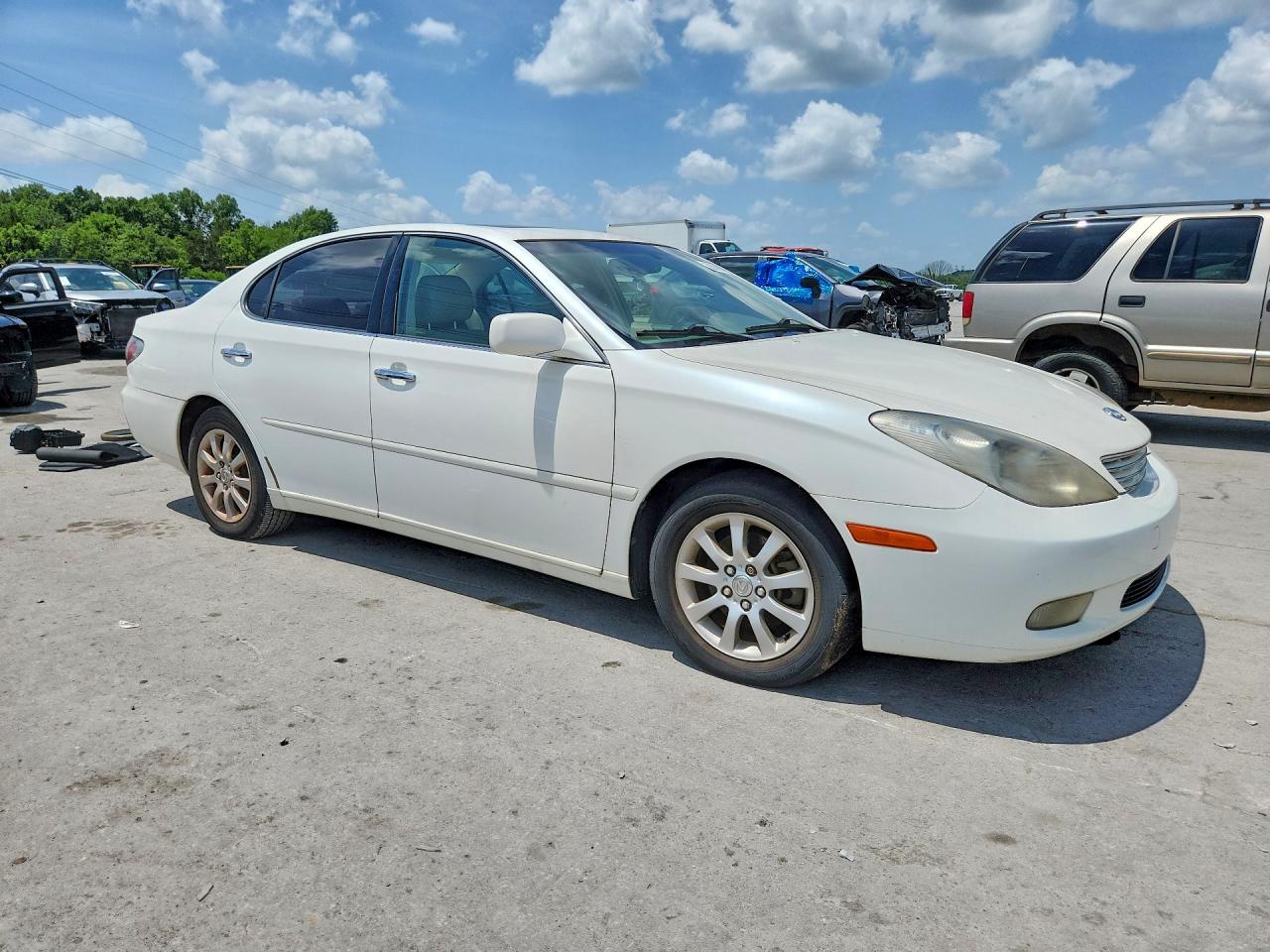 2003 Lexus Es 300 White vin: JTHBF30G930098406