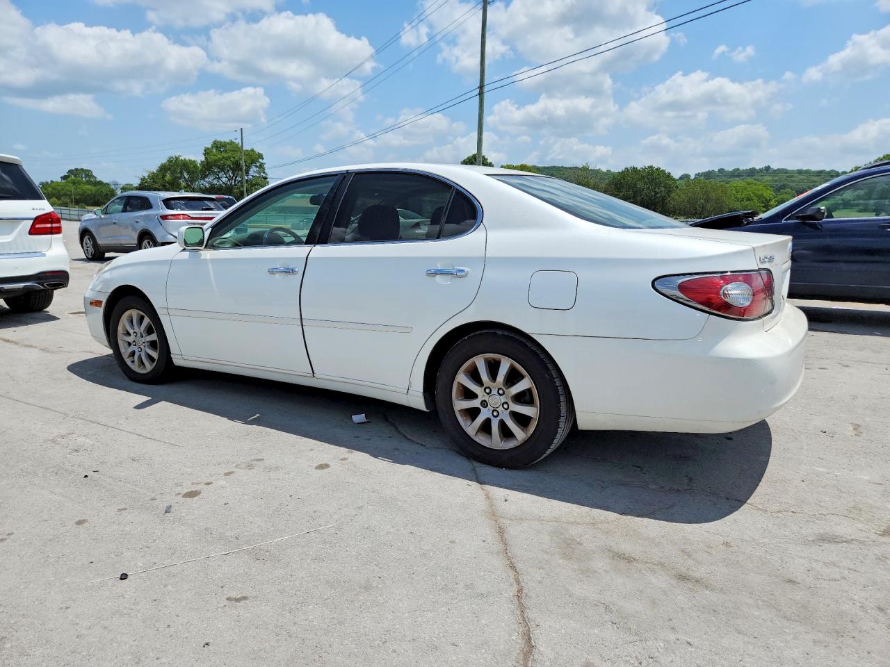 2003 Lexus Es 300 White vin: JTHBF30G930098406