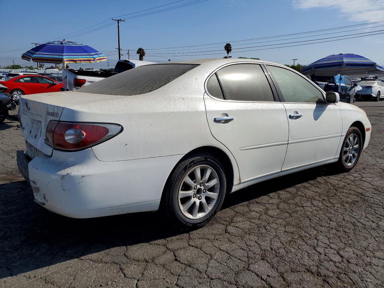 2003 Lexus Es 300 White vin: JTHBF30G930111171
