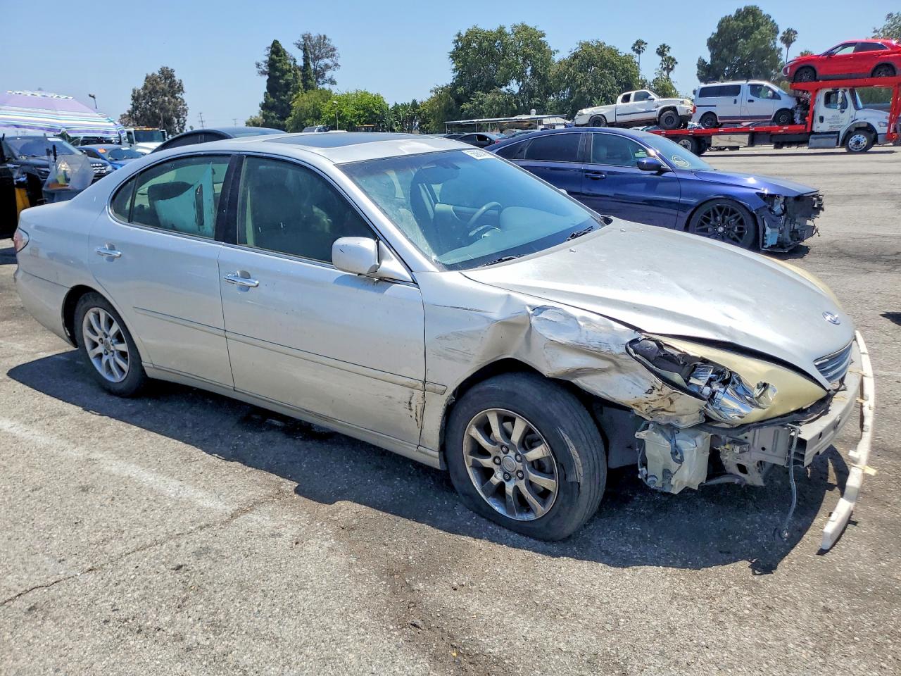 2003 Lexus Es 300 Silver vin: JTHBF30G930117441