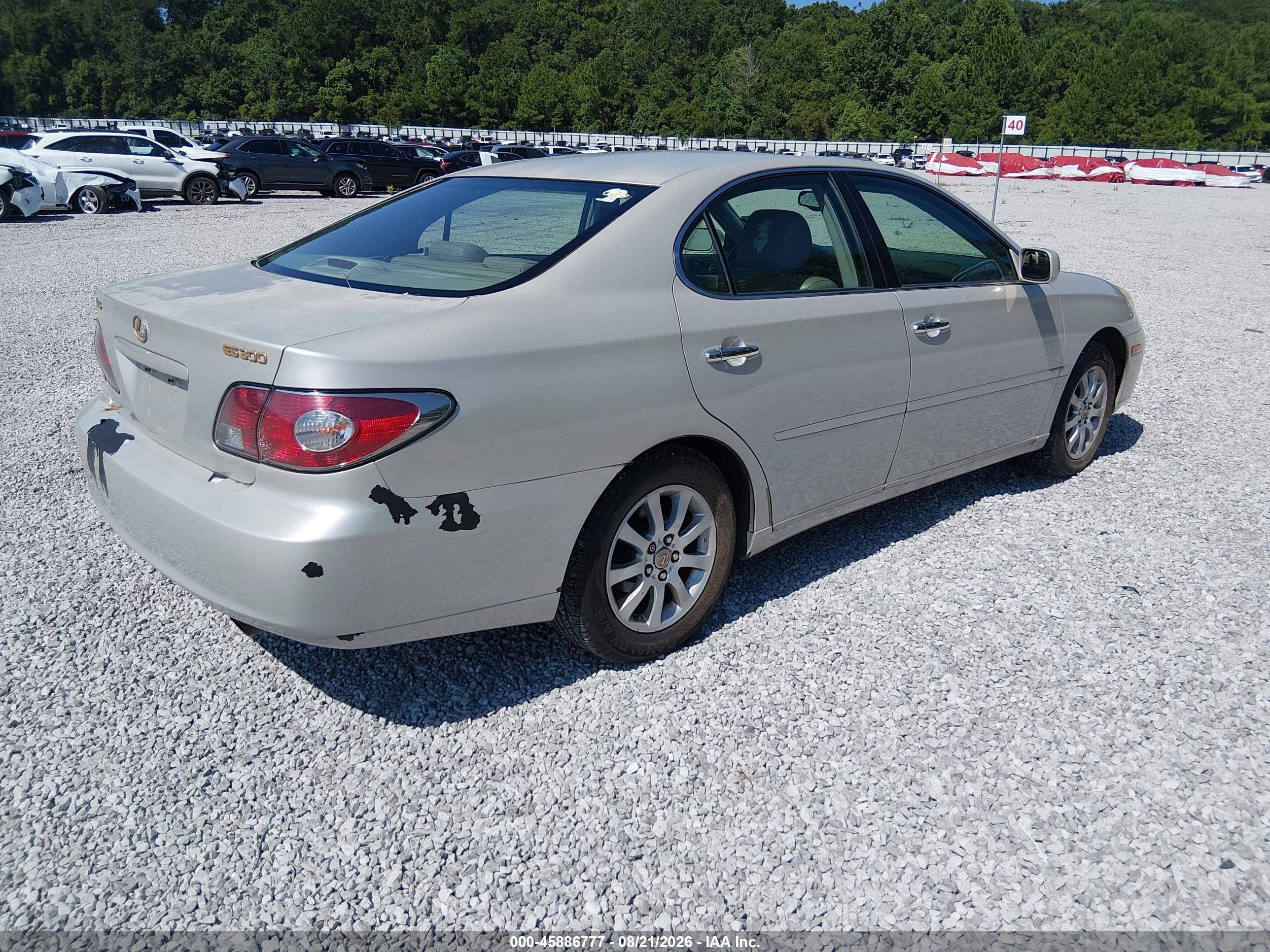 2002 Lexus Es 300 Gold vin: JTHBF30GX20052422