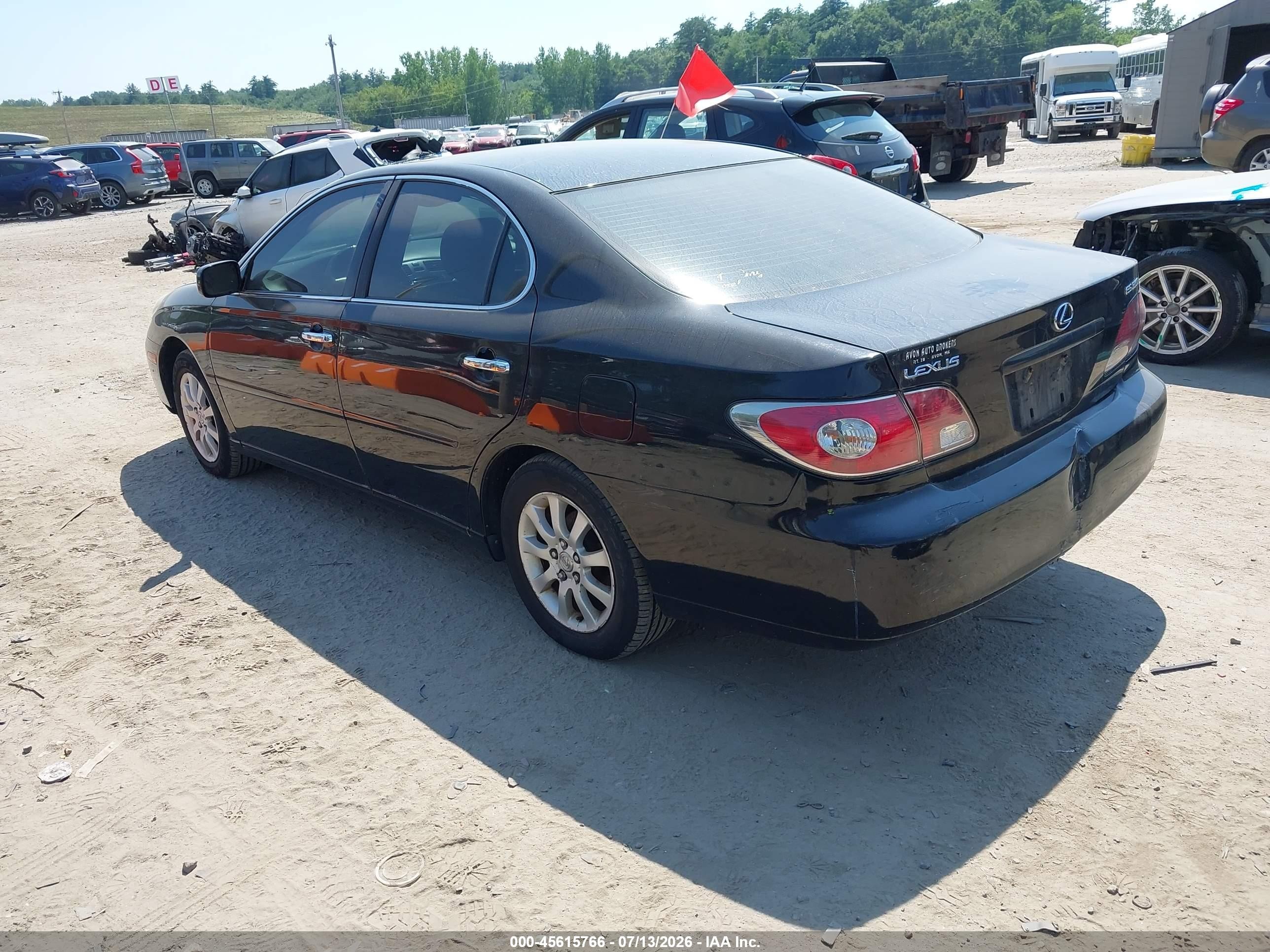 2002 Lexus Es 300   Черный vin: JTHBF30GX25019035