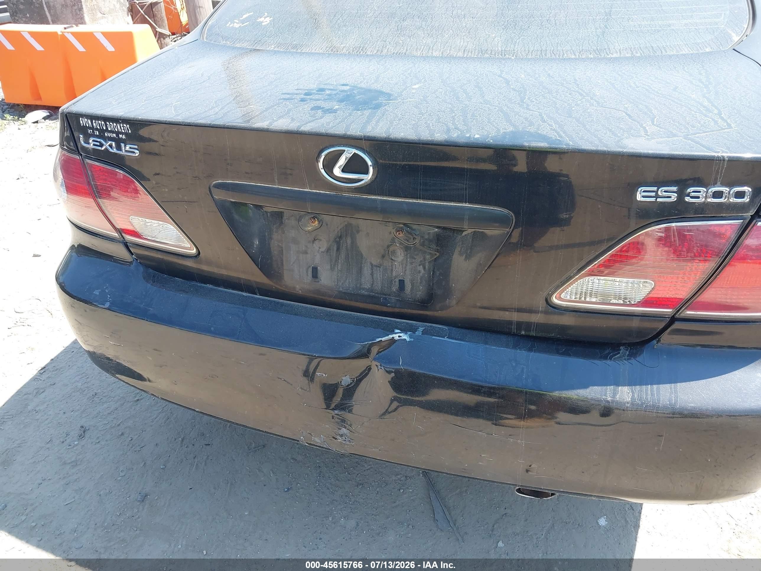 2002 Lexus Es 300   Черный vin: JTHBF30GX25019035