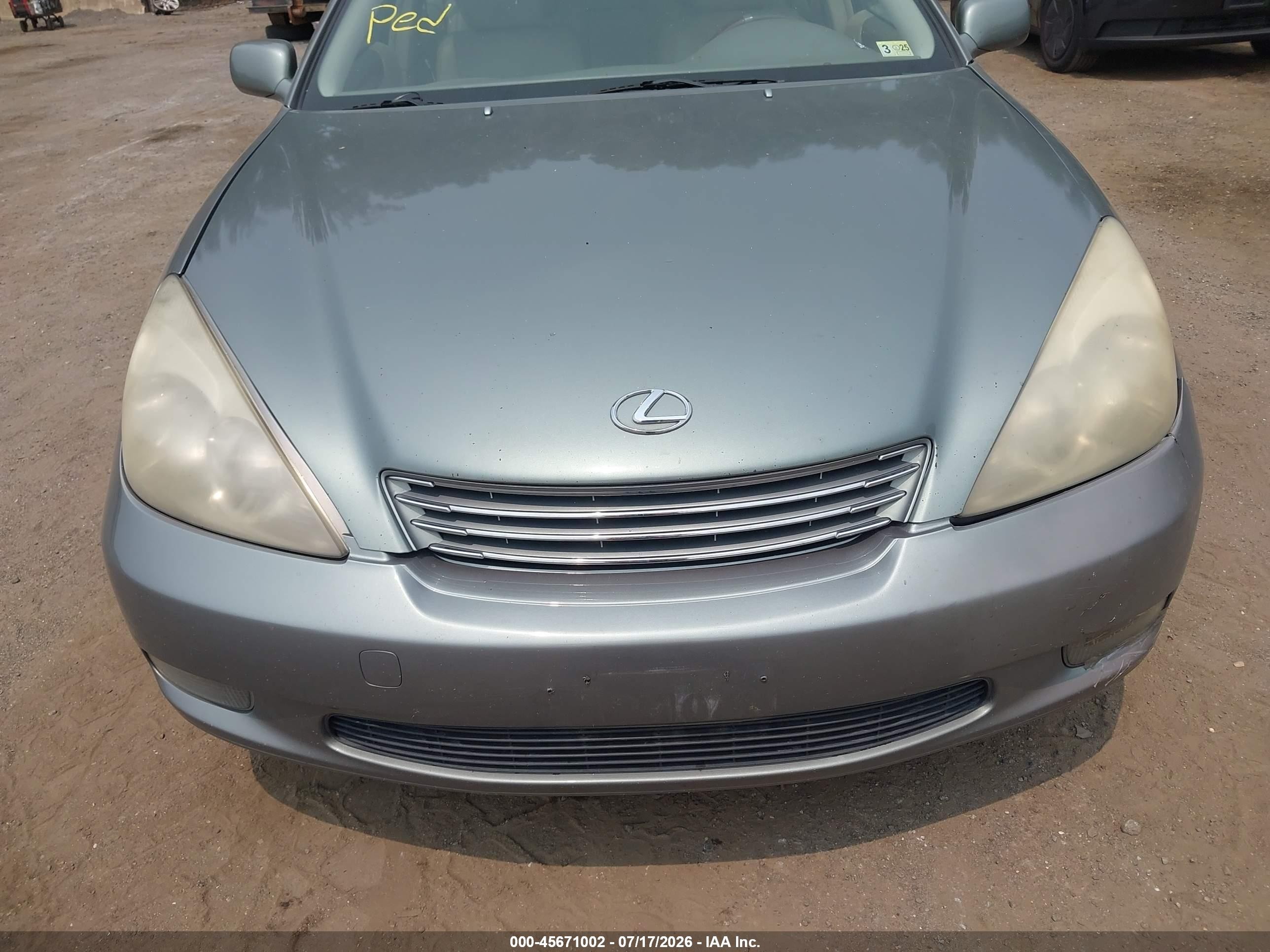 2003 Lexus Es 300   Green vin: JTHBF30GX30103967