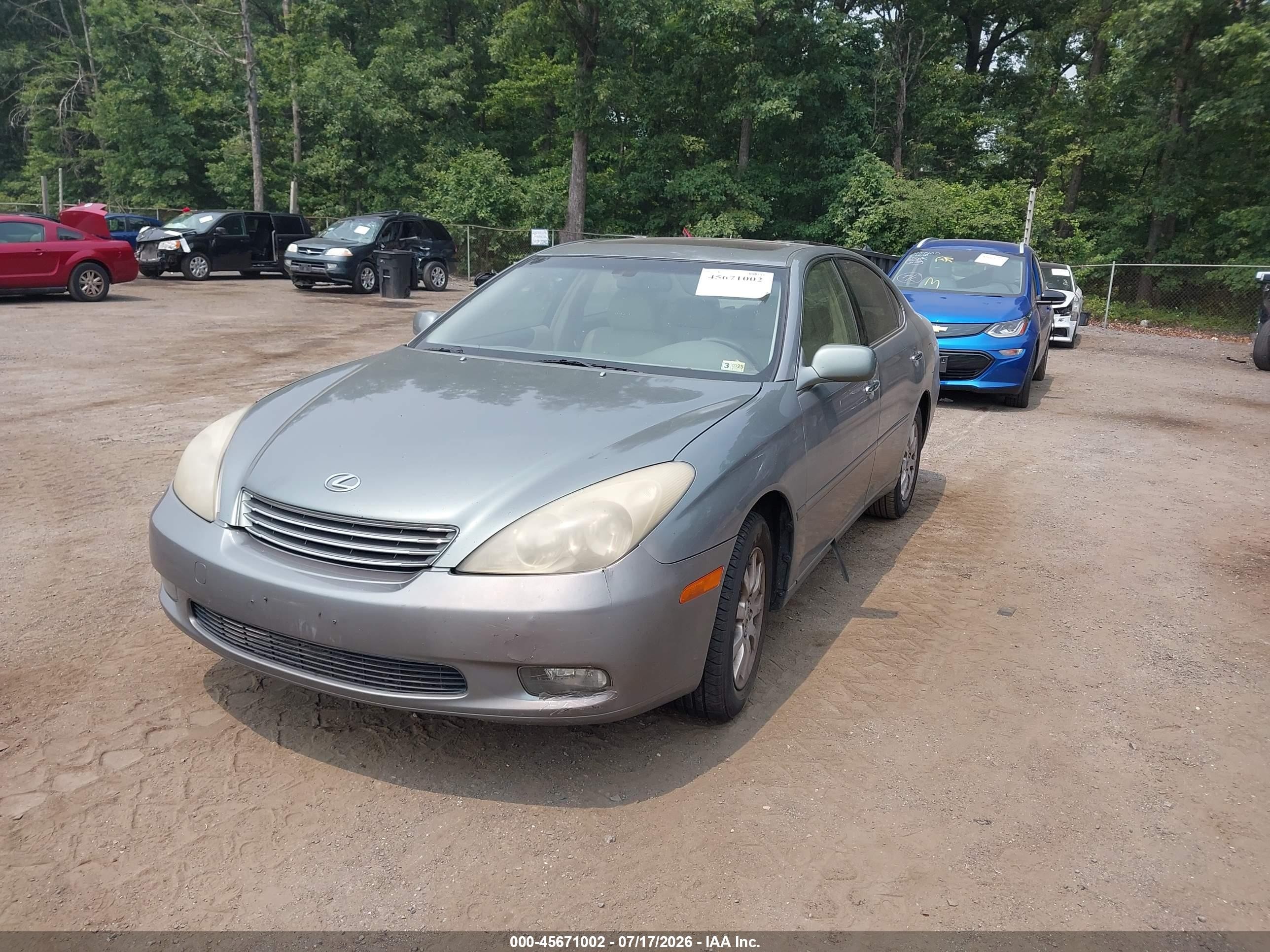 2003 Lexus Es 300   Green vin: JTHBF30GX30103967